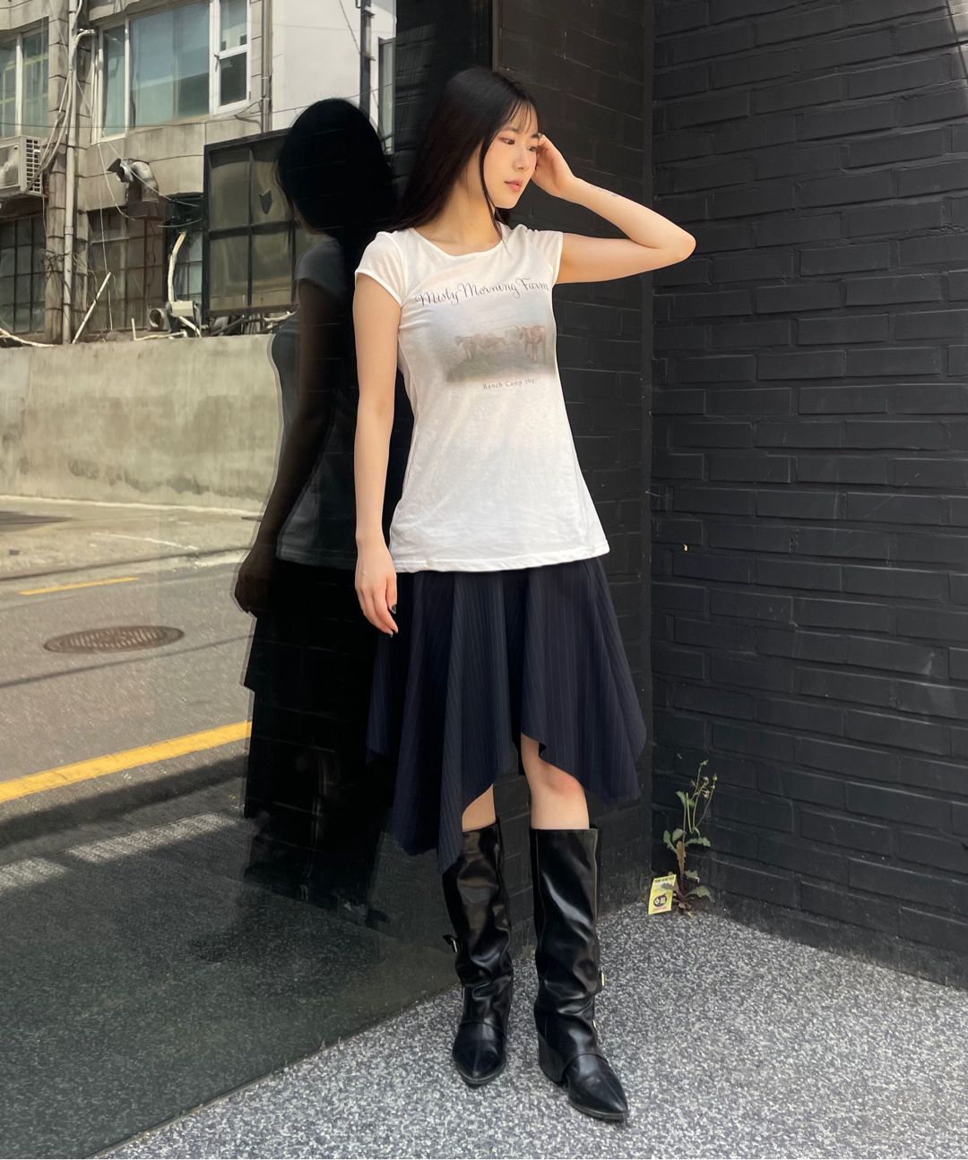 無料配送 ◆ Sculptor ◆ Ranch Lingerie Tee MUSINSA | SCULPTOR Ranch Lingerie Tee White