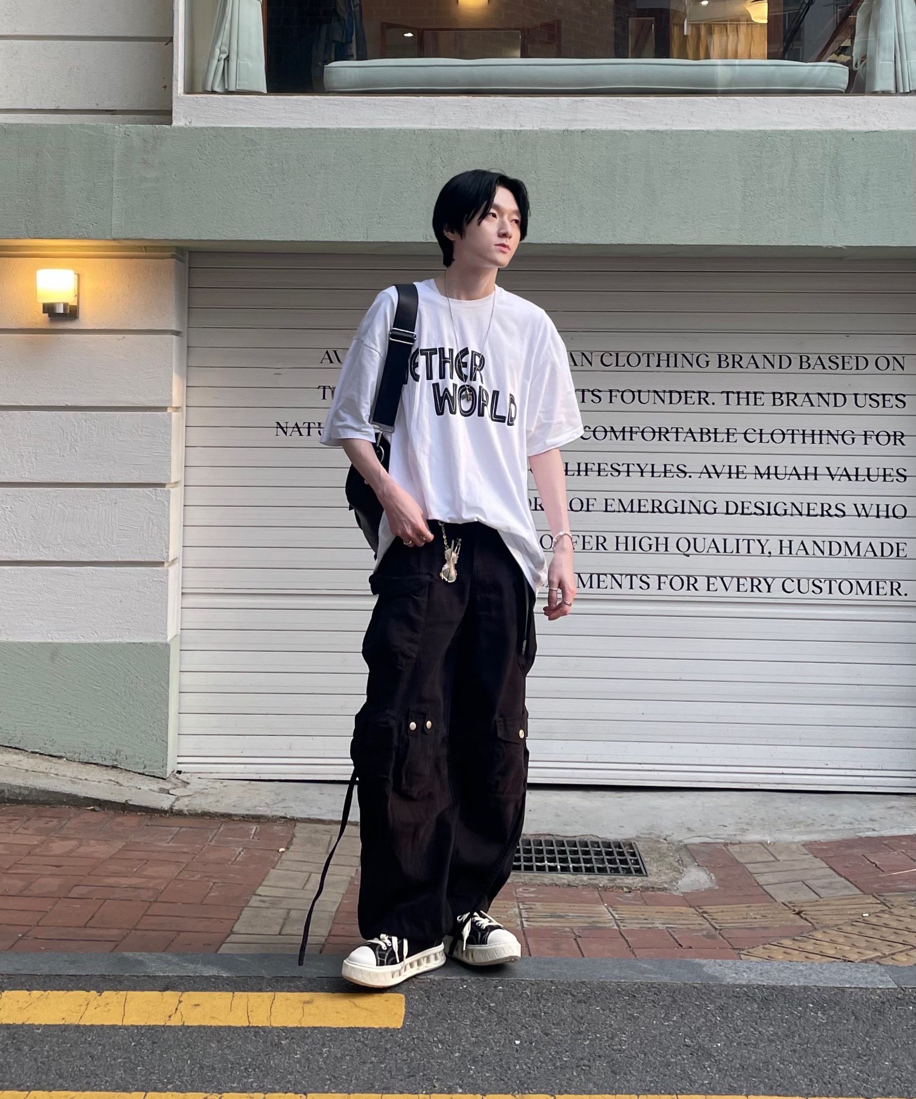 ★韓国の人気★【GRAILZ】★ERBE MULTI CARGO PANTS★ GRAILZ(グレイルズ) カーゴパンツ(メンズ) - 海外通販のBUYMA