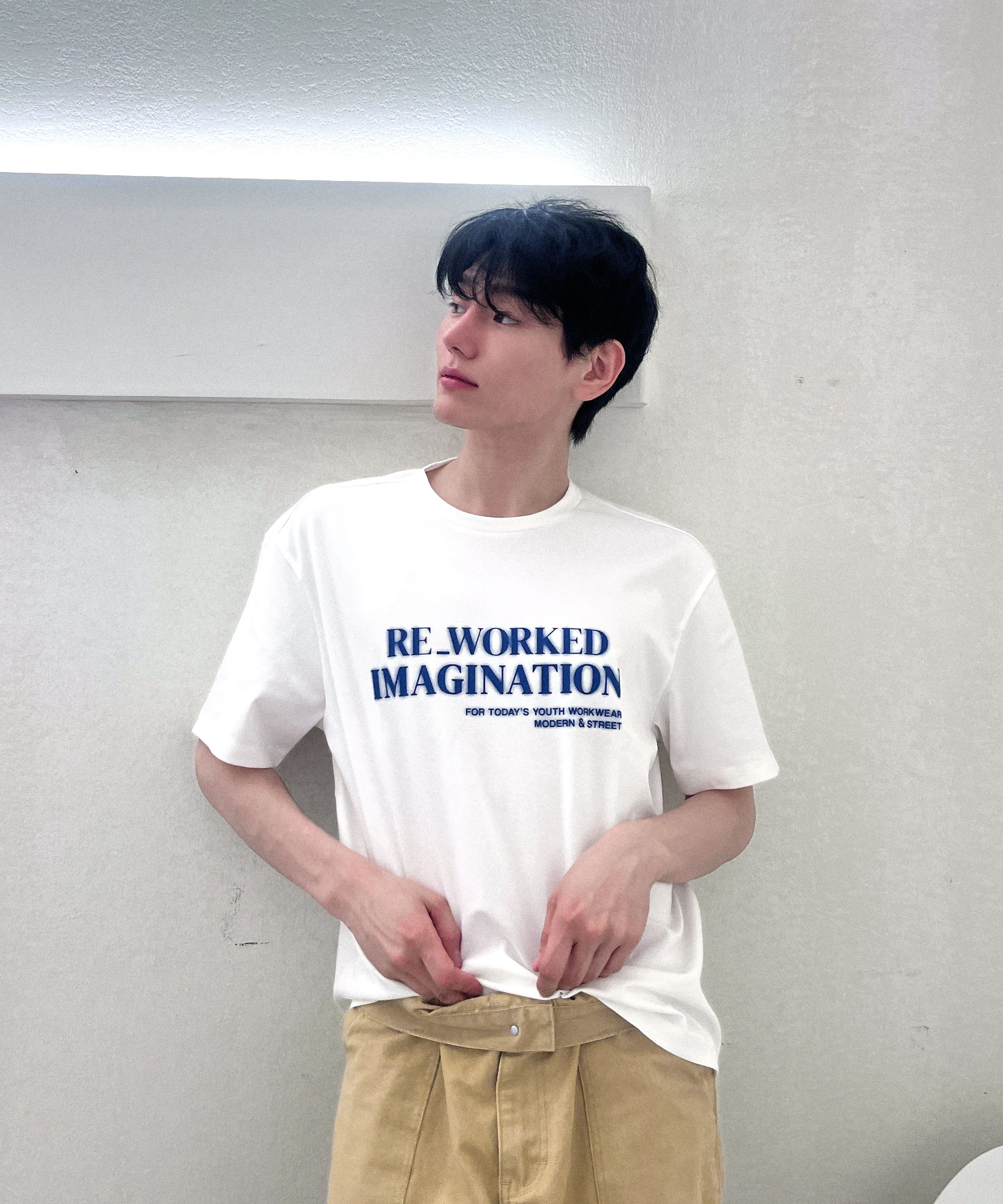 【MINDBRIDGE】スフィマ_バックポイント セミ オーバー Tシャツ MUSINSA公式 | MINDBRIDGE [Supima] Graphic Semi Over T-Shirt