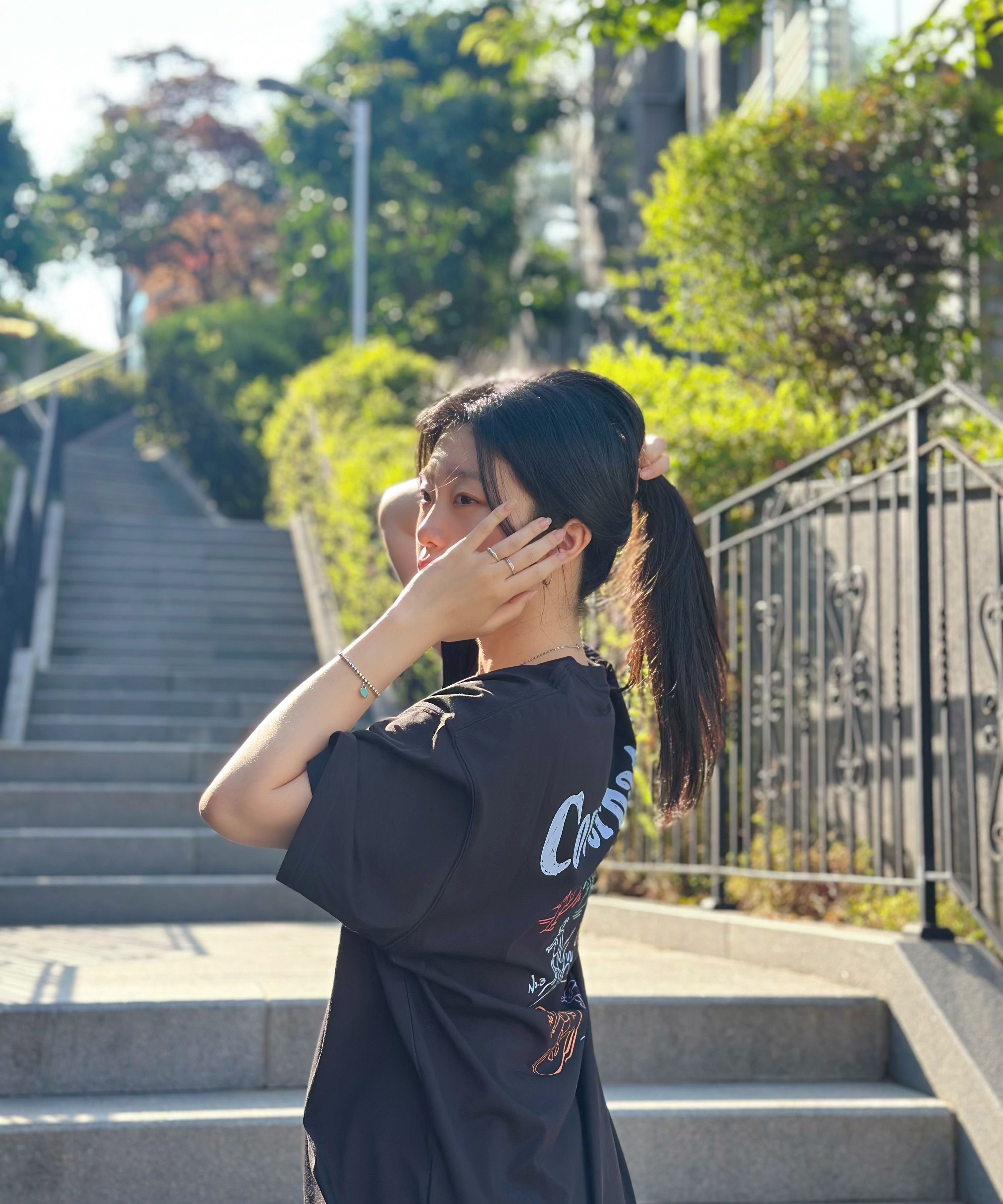 MUSINSA公式 | COVERNAT Cool Cotton Surfing Motion Graphic T