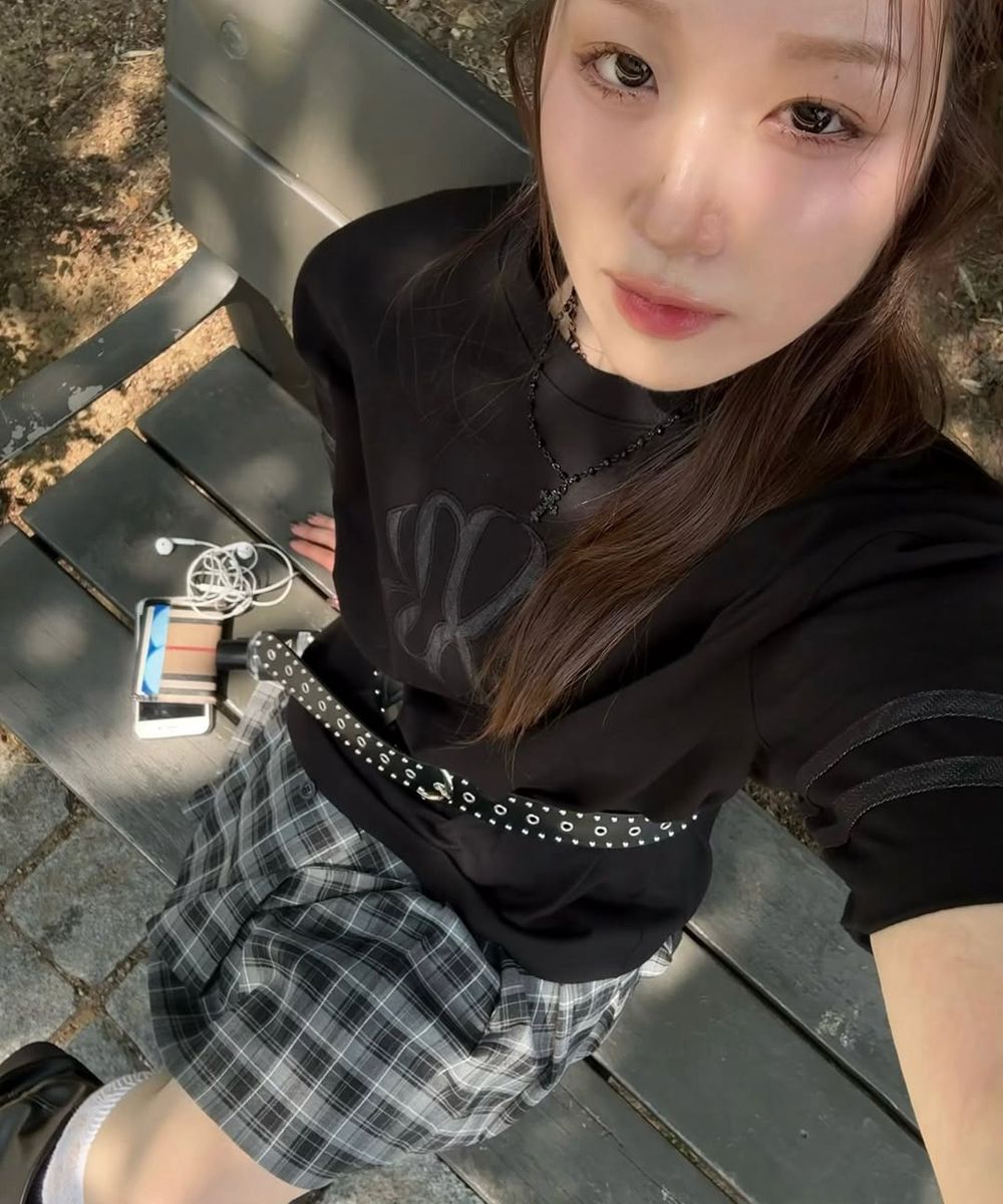 ★ MISEKI SEOUL★ Pocket layered check skirt BLACK MSK251SK MUSINSA公式 | MISEKI SEOUL Pocket layered check skirt CHARCOAL