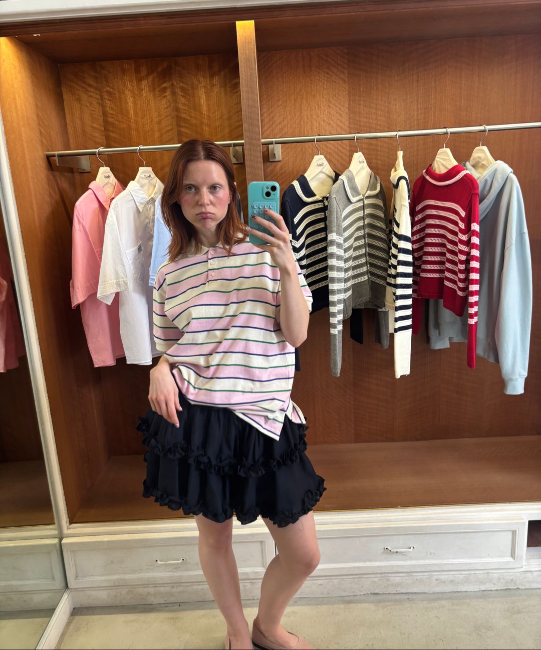 【Sinoon】 Double Frill Skirt 2色 SINOON