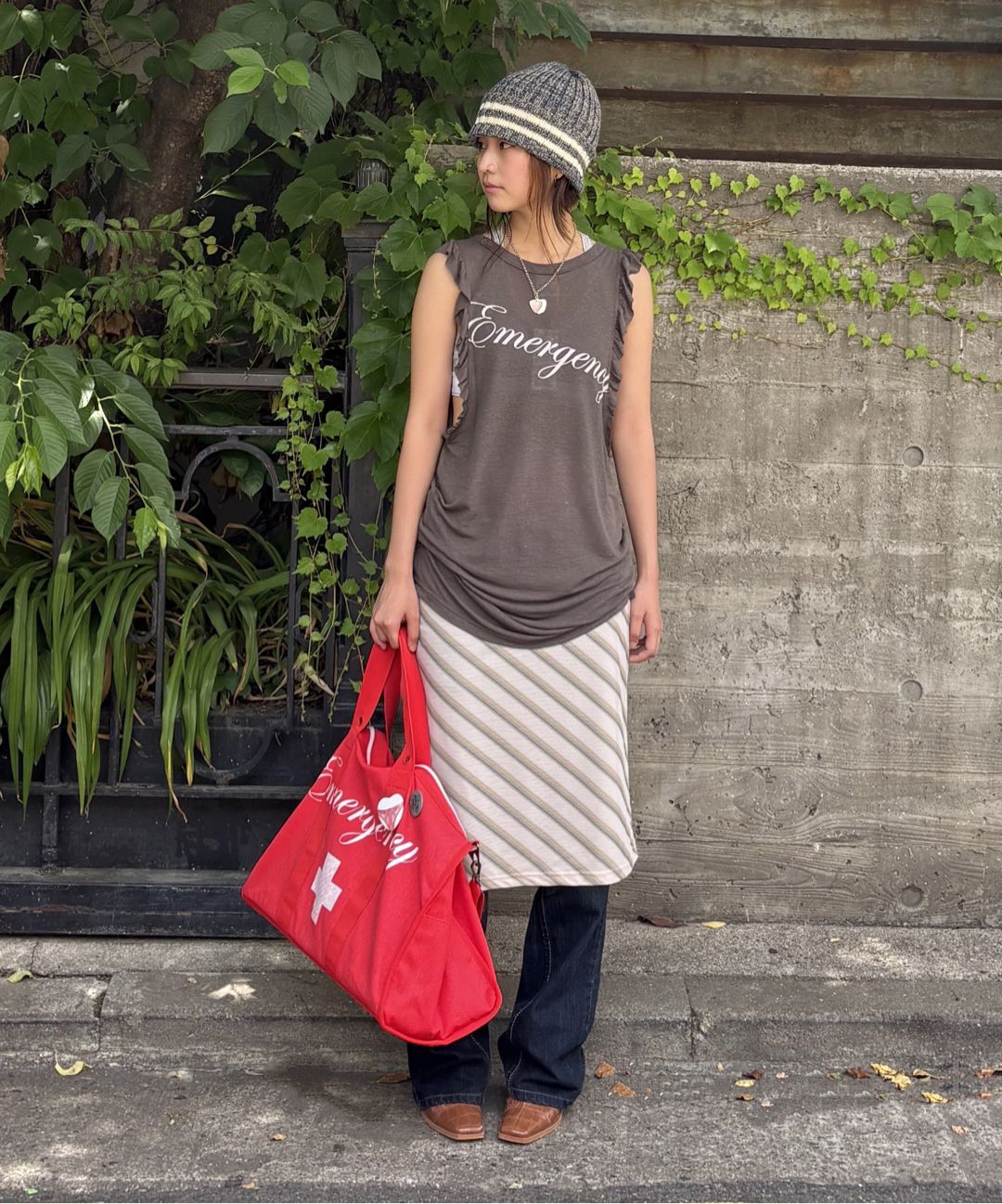 MUSINSA公式 | SCULPTOR Summer Boston Bag Camo