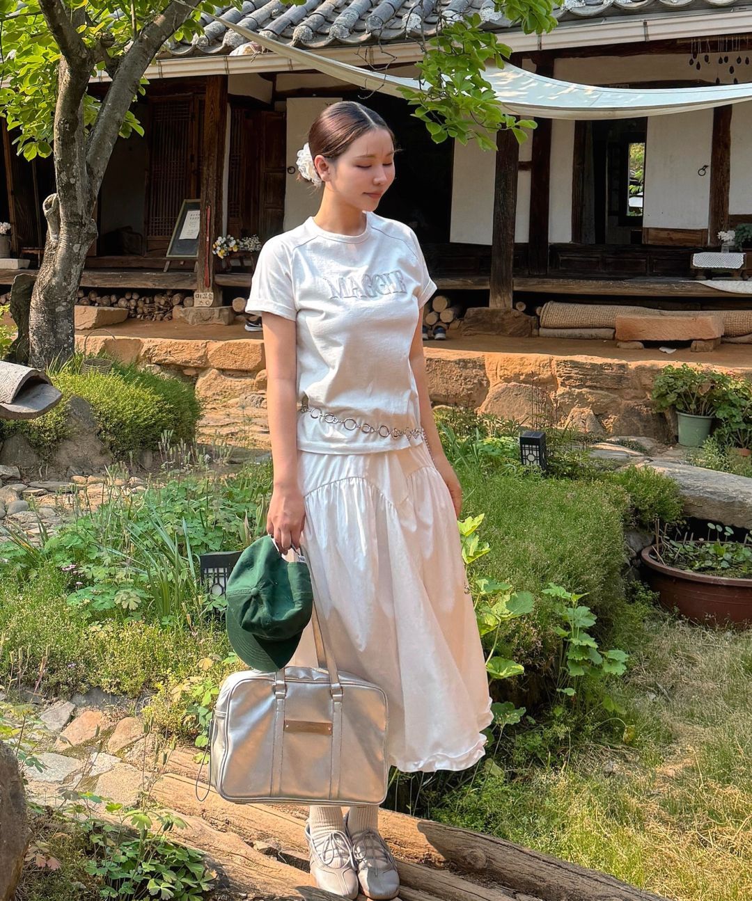 MUSINSA | NICK&NICOLE CRYSTAL LEATHER BOSTON BAG_BLACK