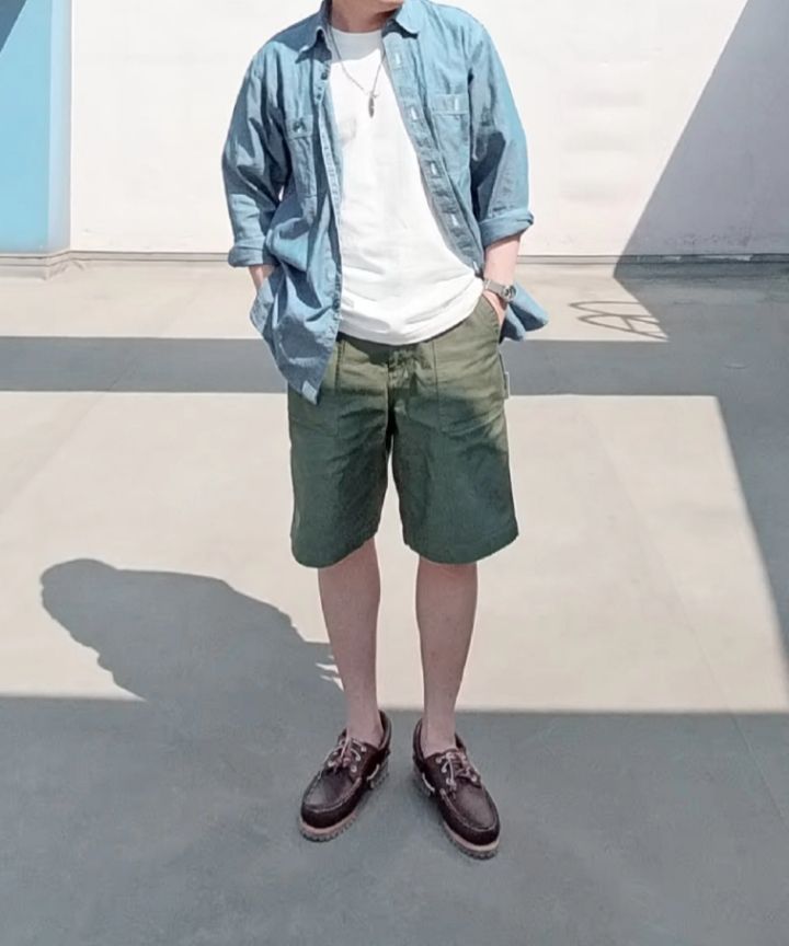 MUSINSA | MUSINSA STANDARD Replica Fatigue Shorts [Khaki]