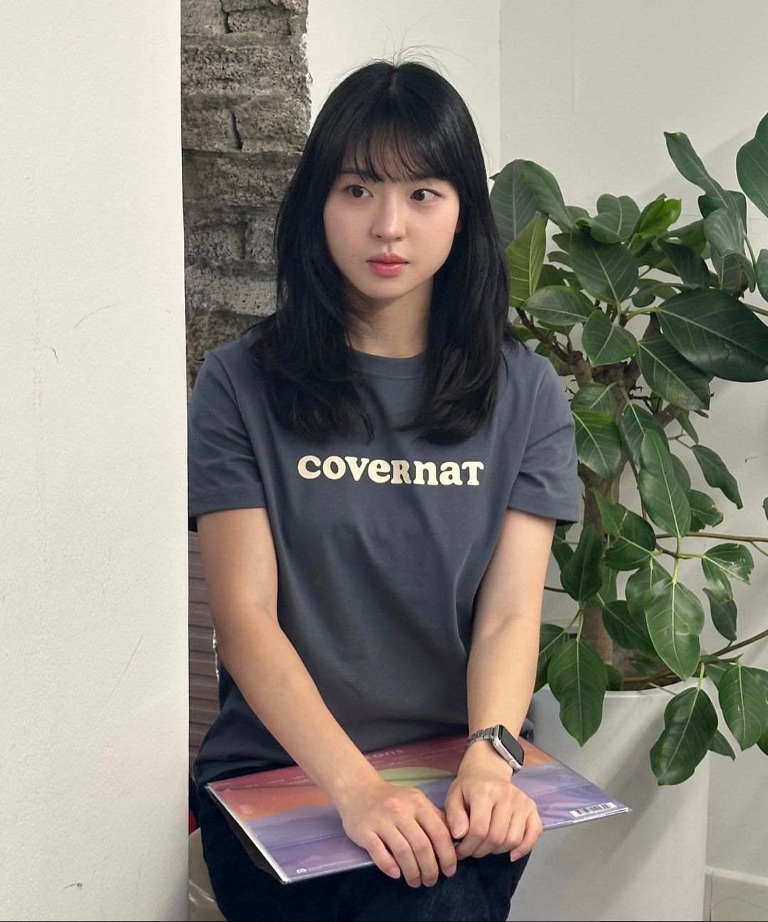 MUSINSA公式 | COVERNAT WOMAN Women's Cool Cotton Cooper Logo