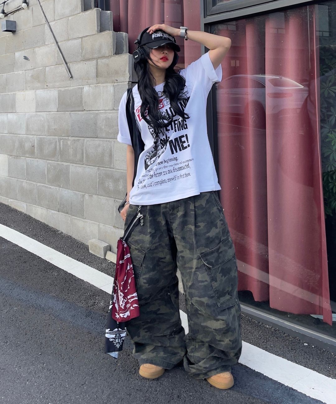 AVANDRESS ■ Side Big Cargo Pants デニム MUSINSA | AVANDRESS Side Big Cargo Pants CAMO