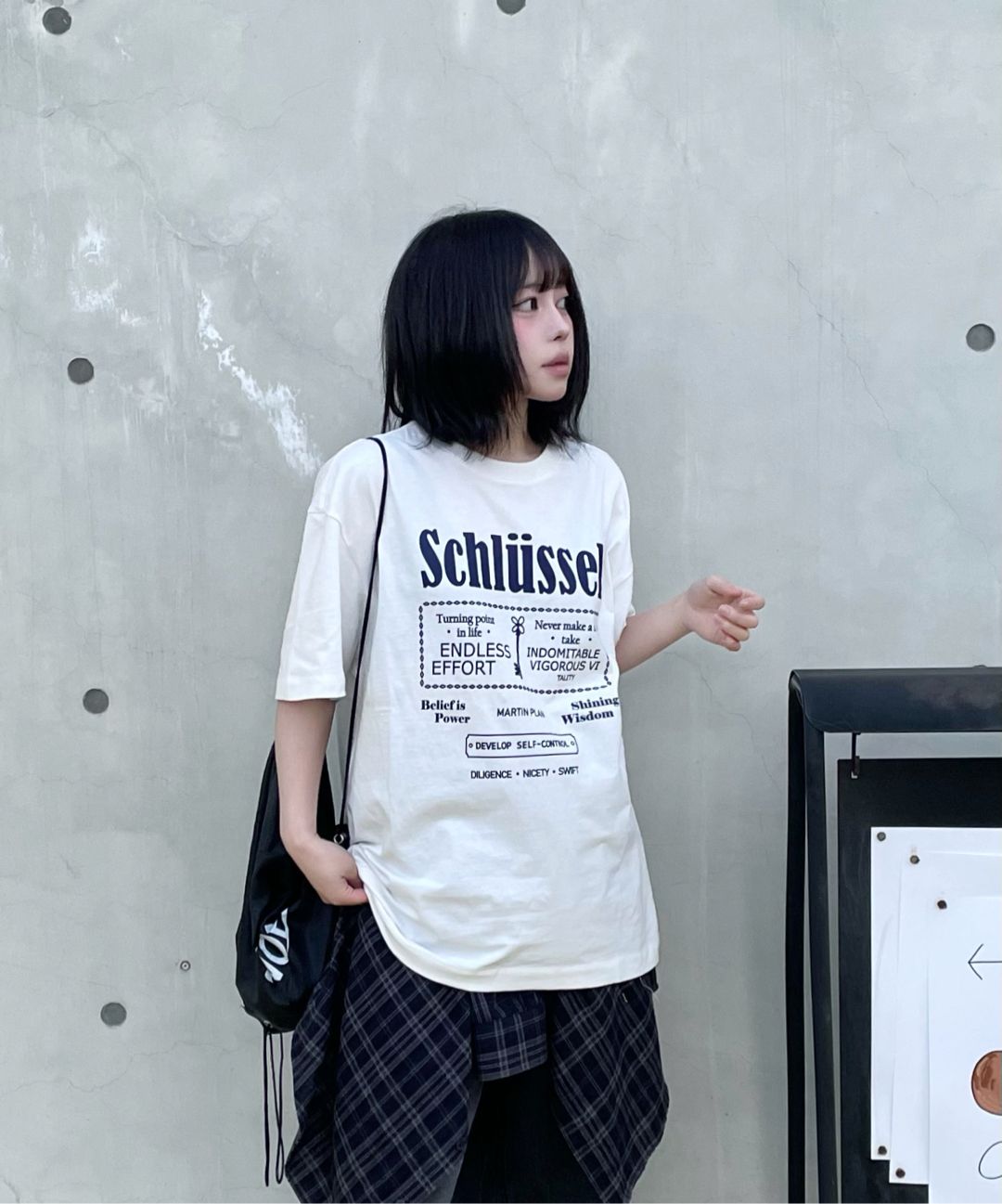 MUSINSA公式 | MARTIN PLAN Answer Key Half T - NAVY