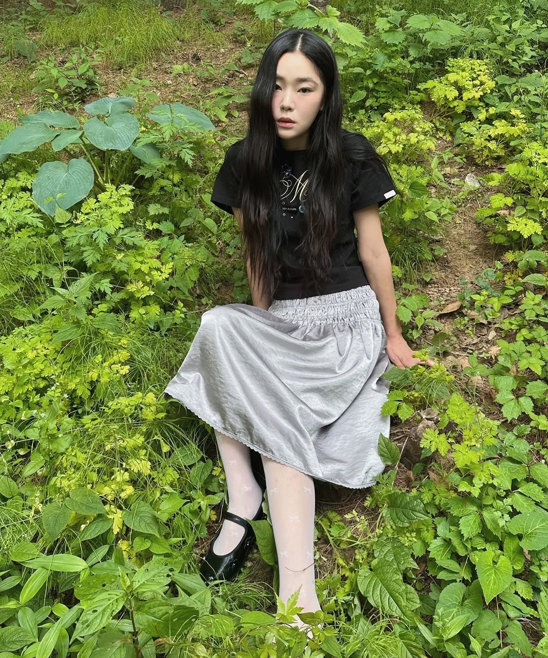 【PARTIMENTO】 LACE TRIM SMOCKING MIDI SKIRT / 追跡付 MUSINSA | PARTIMENTO WOMEN Lace Trim Smoking Midi Skirt_Ivory