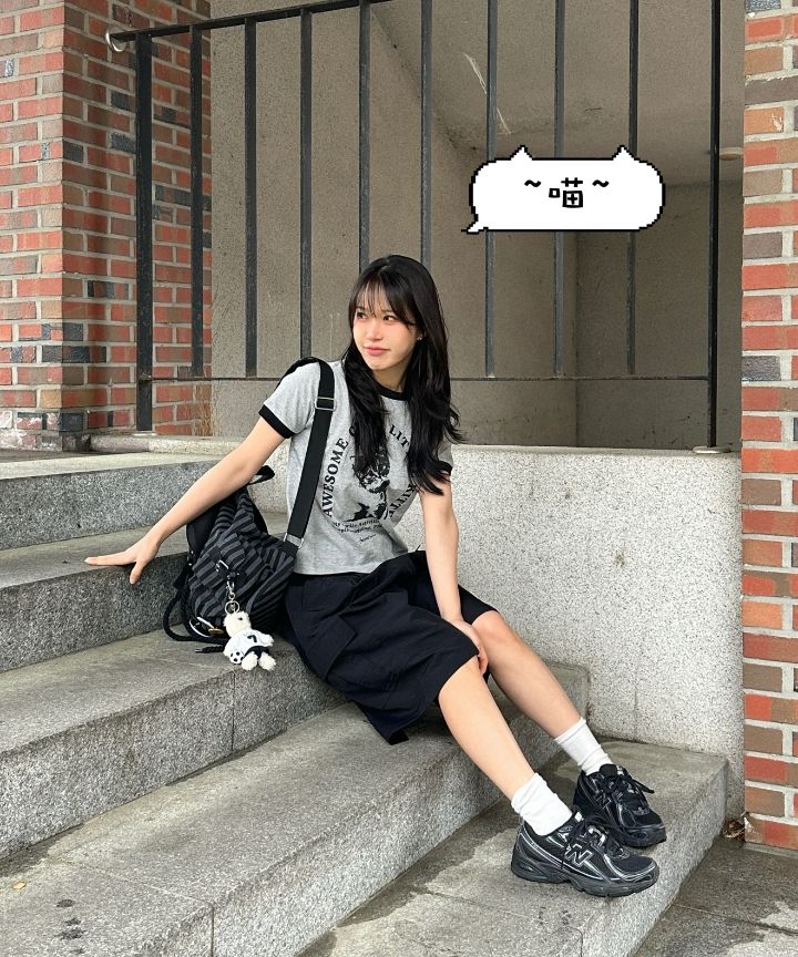 MUSINSA公式 | THAT'S IT [Renew Ver.]ナイロンワイドカーゴハーフ