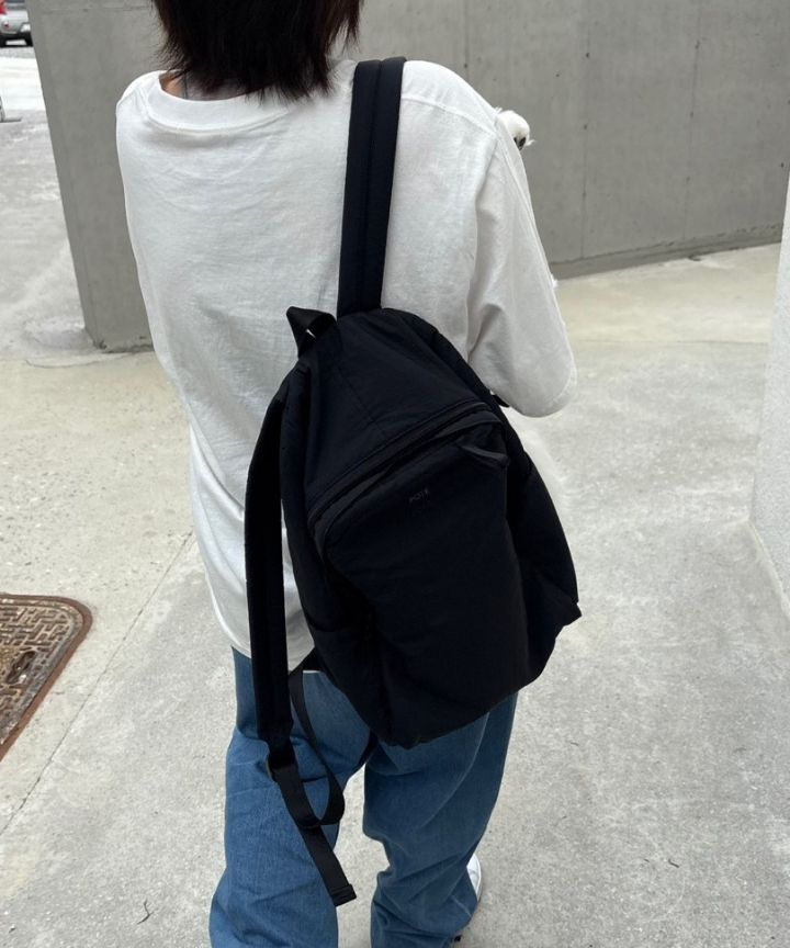 MUSINSA公式 | Pote 0002 HideSlot Classic Backpack AshMilk