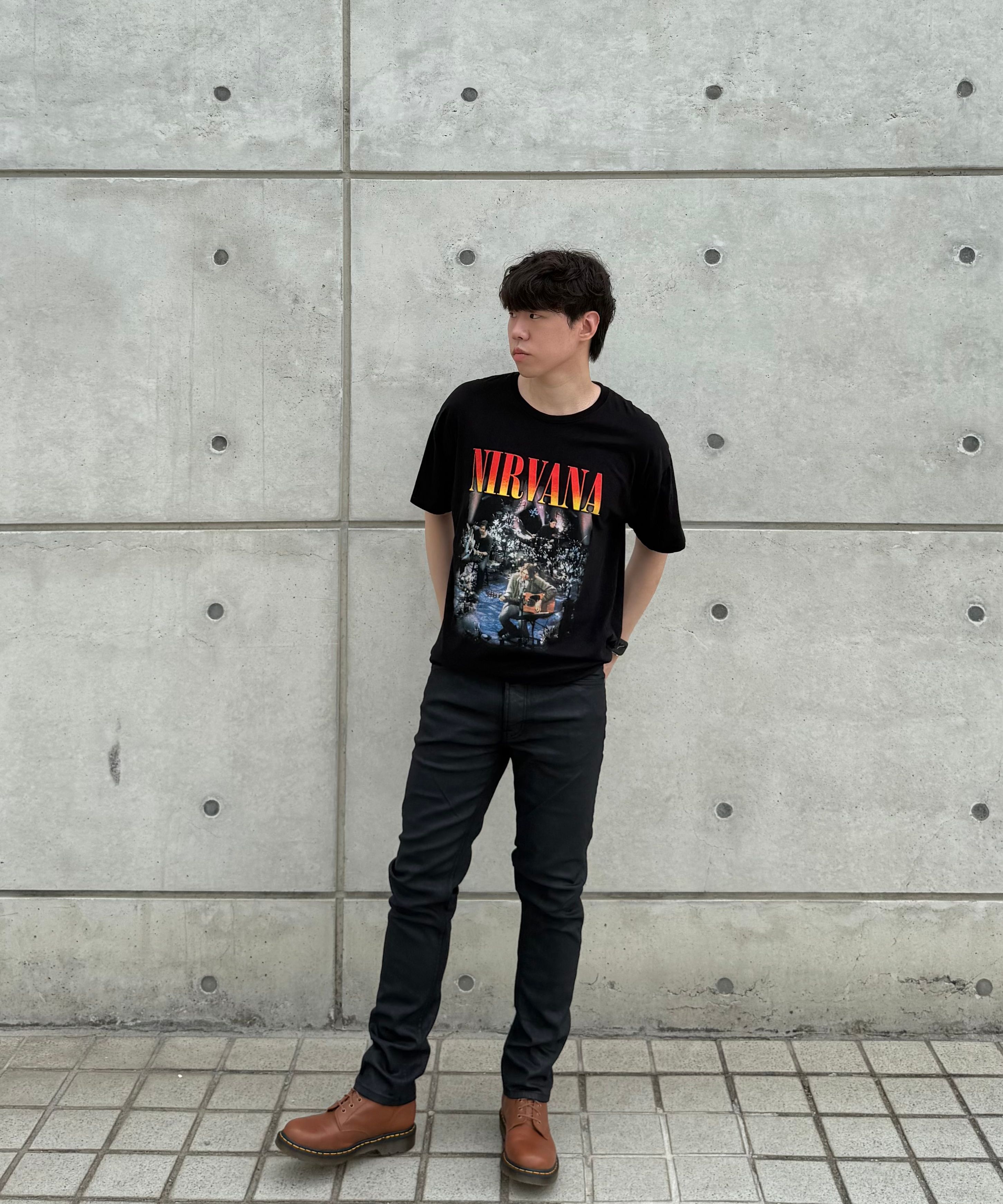 MUSINSA公式 | NUDIEJEANS Lean Dean Back 2 Black 112740