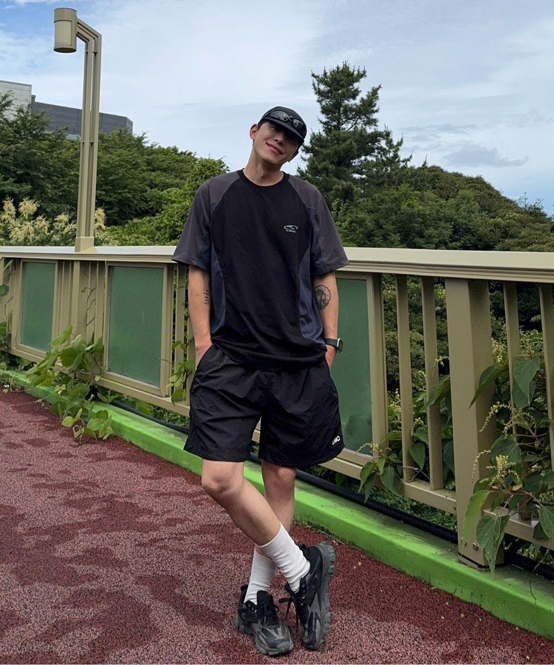 ★LMC★ CURVED LINE TEE white 0LM45STS703WHT LMC