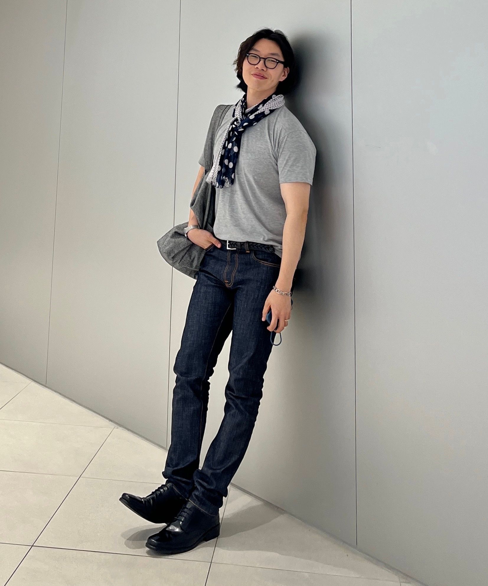 MUSINSA公式 | NUDIEJEANS Thin Finn Dry Twill 111085