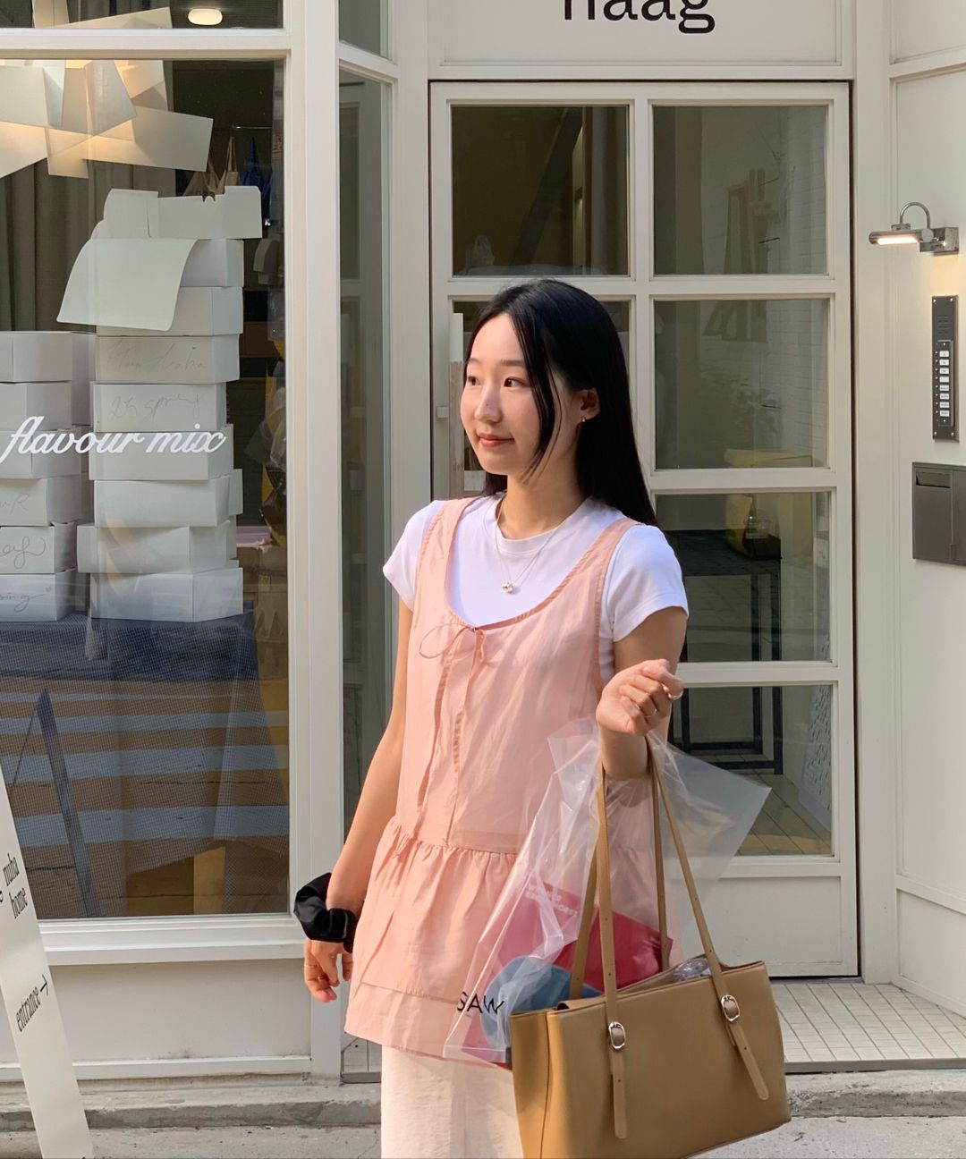MUSINSA公式 | OVHEE クロエスエードバッグ Chloe Suede Bag_Cocoa