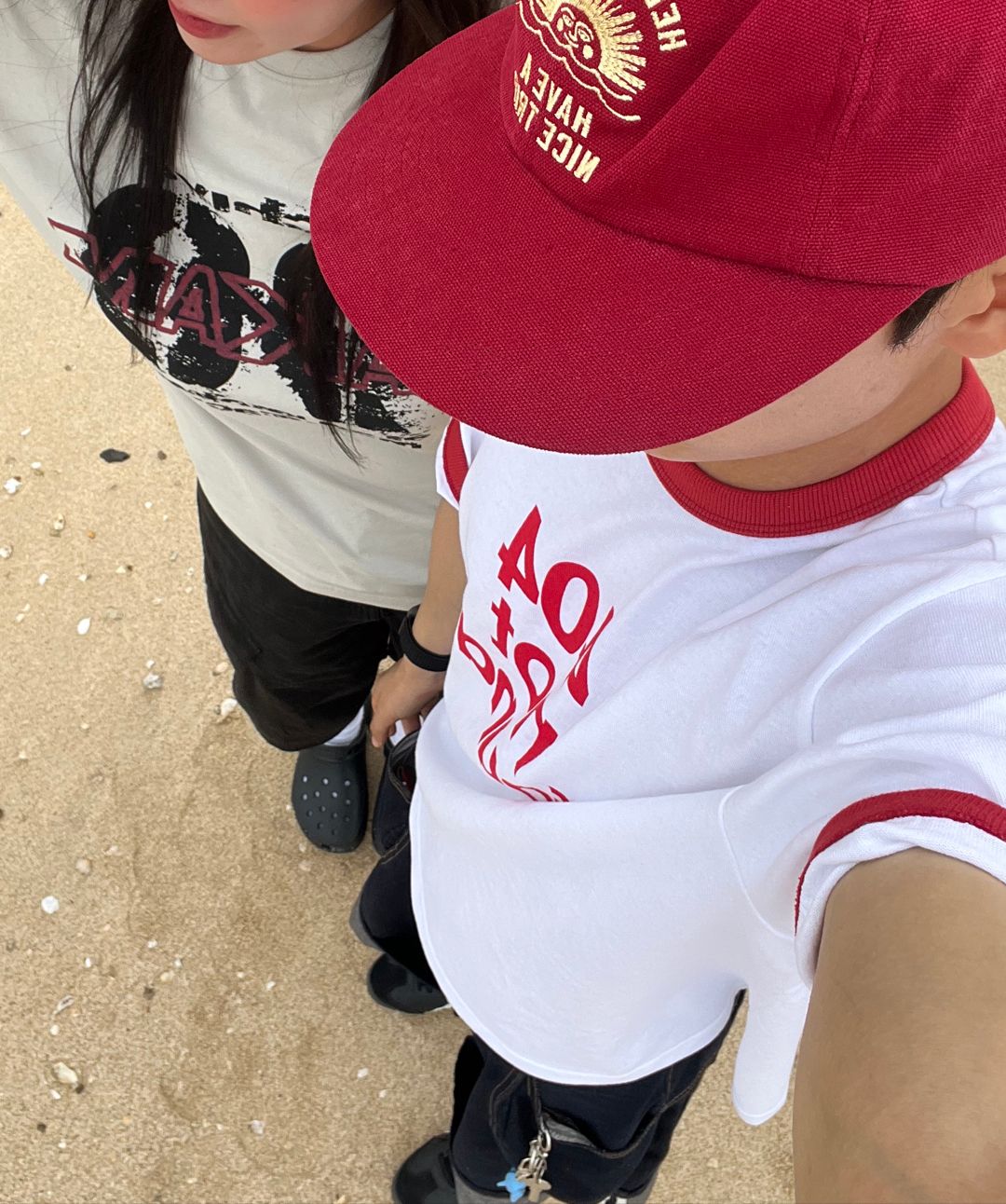韓国 トレンド[HELLO SUNRISE]HS VTG ARCH LOGO RELAXED FIT CAP MUSINSA | HELLO SUNRISE HS VTG Arch Logo Relaxed Fit Cap_Red