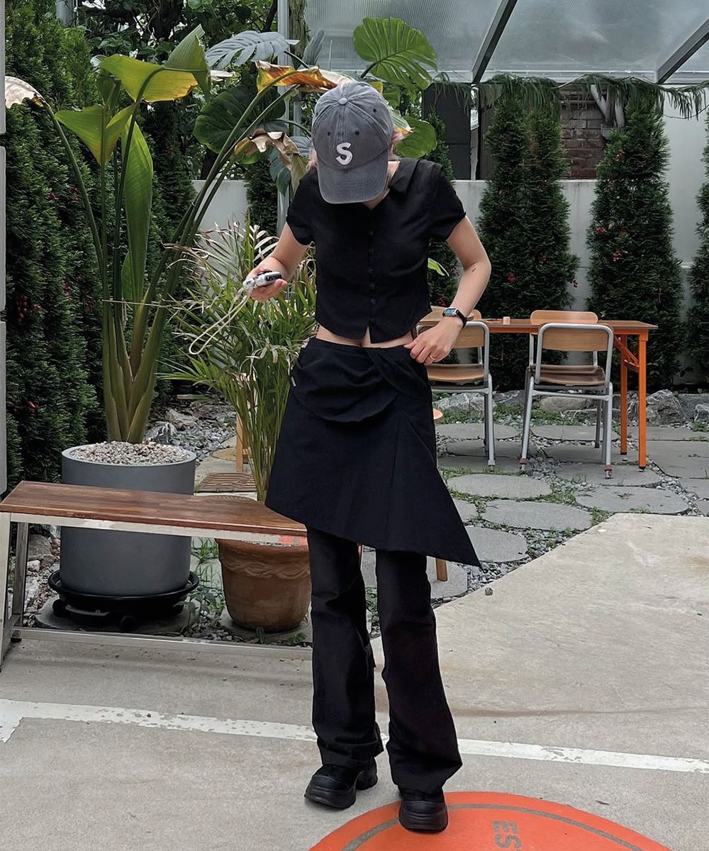 パンツ misekiseoul Line pocket cargo pants 미세키서울(MISEKI SEOUL