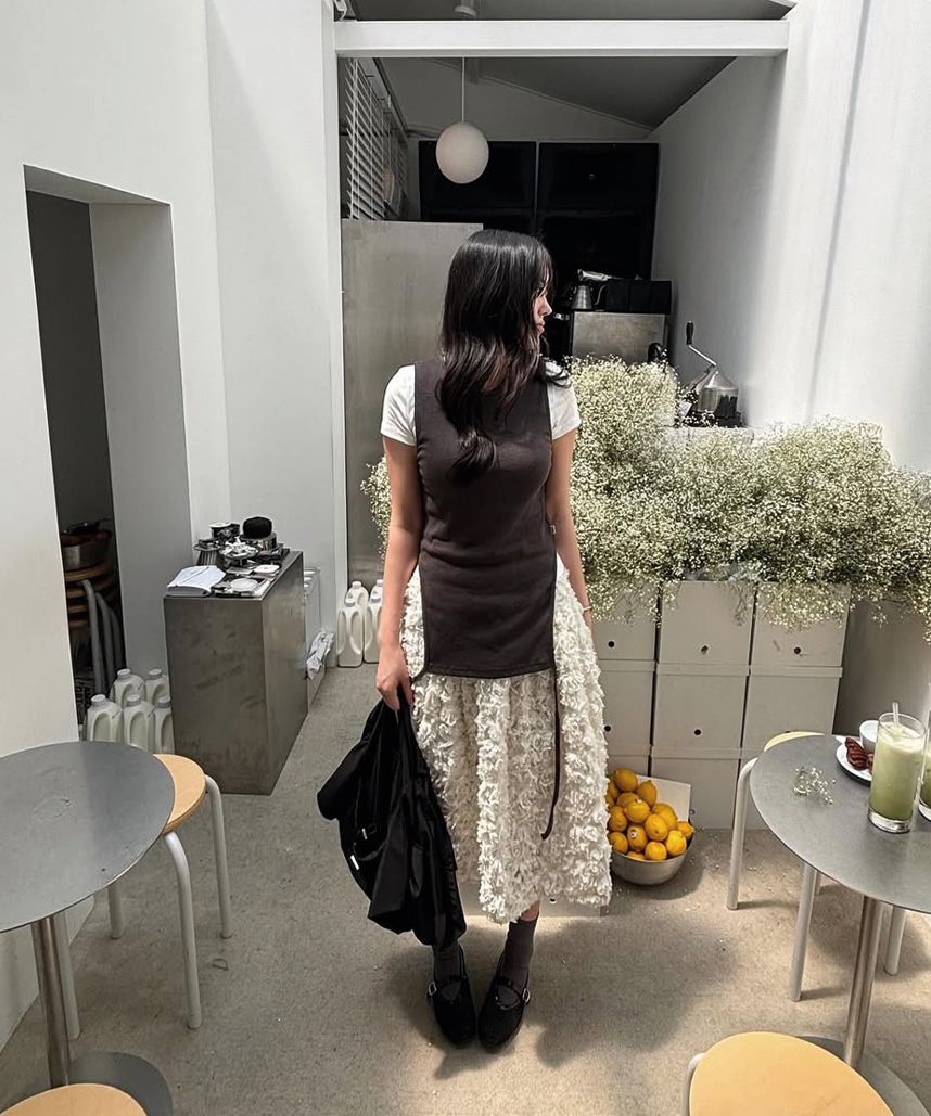 MUSINSA | MISEKI SEOUL Tie-up tote bag BLACK