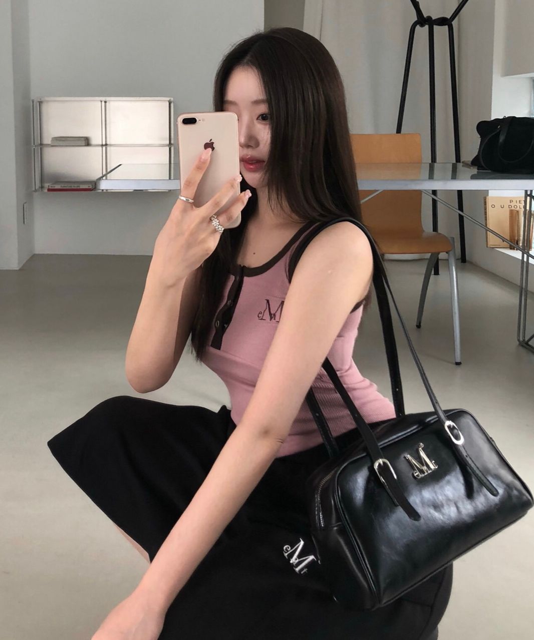 【MUCENT】LUIN L LOGO BAGUETTE BAG★25SS★ MUSINSA | MUCENT Ruin Metal Logo Baguette Bag Unisex