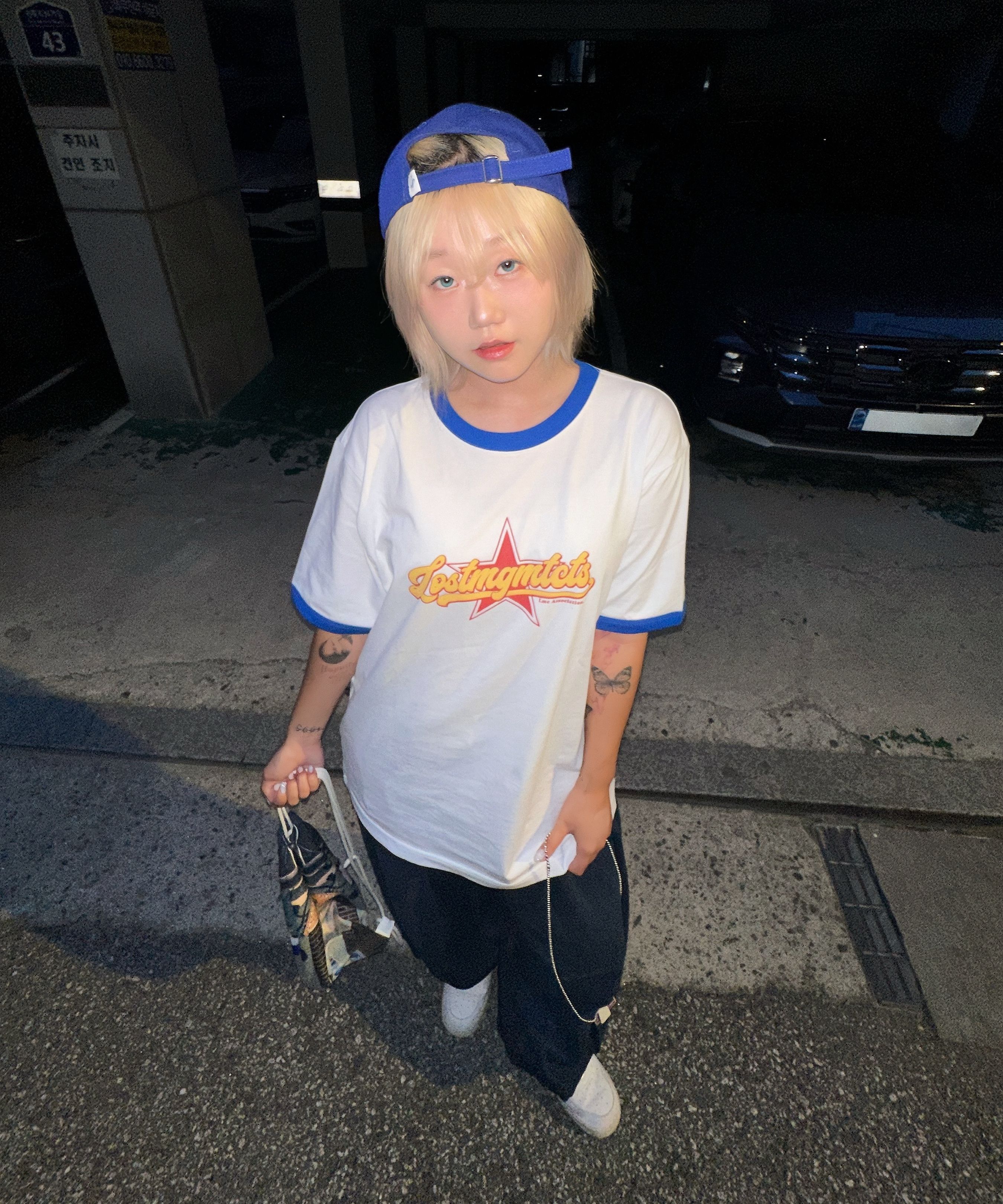 MUSINSA公式 | LMC STAR RINGER TEE white
