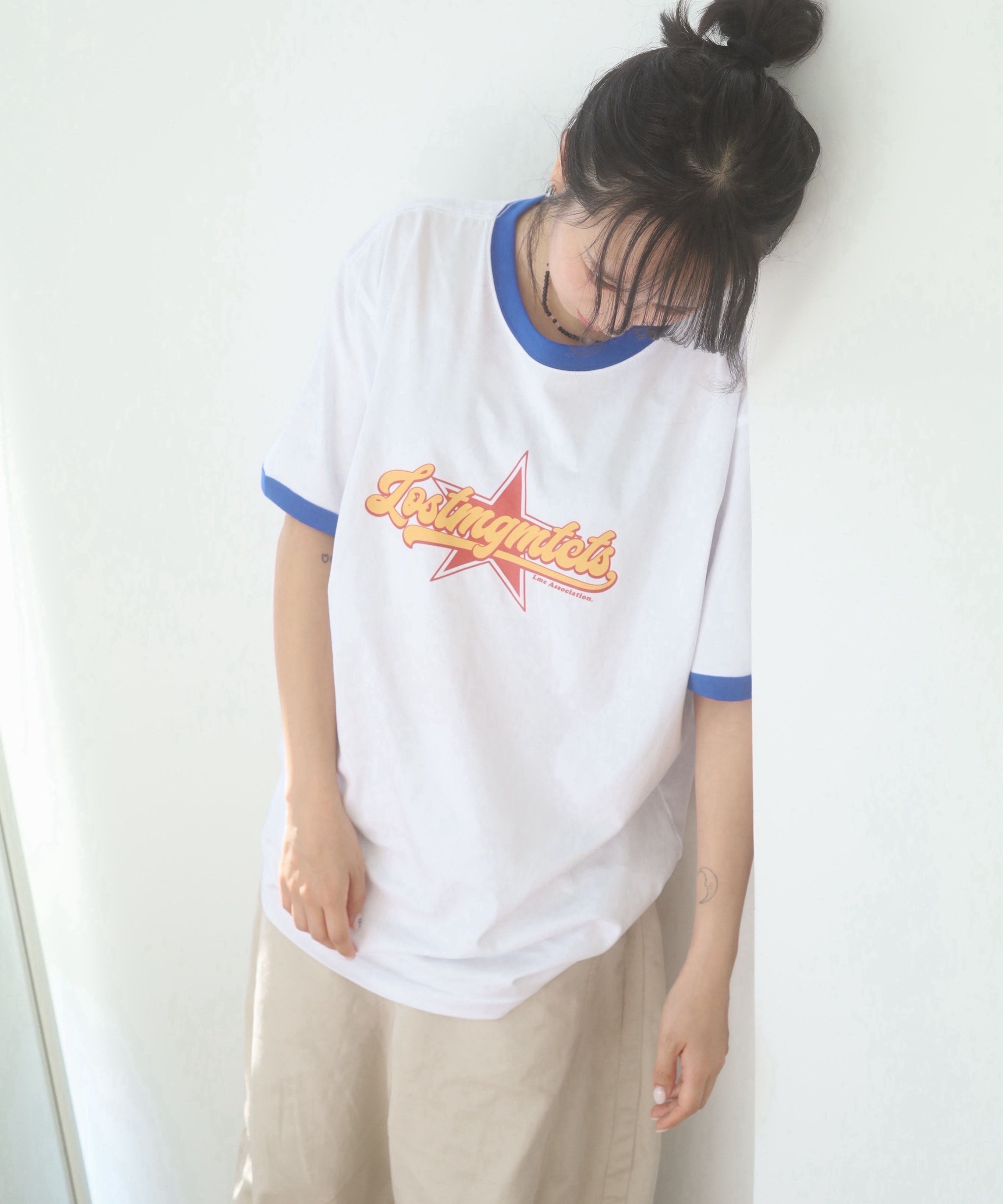Tシャツ・カットソー LMC STAR RINGER TEE white 0LM45STS505WHT MUSINSA公式 | LMC STAR RINGER TEE white