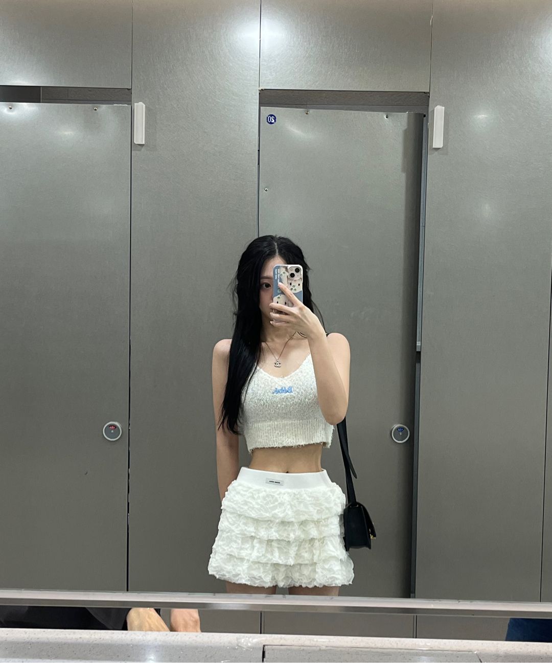 ★CRANK★FRILL MINI SKIRT_IVORY★正規品/韓国直送料込/人気 MUSINSA公式 | CRANK Cancan frill mini skirt_ivory