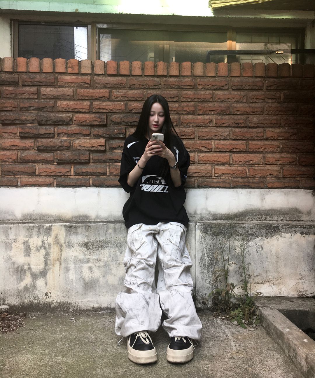 MUSINSA | GRAILZ INDUSTRIAL BLOKECORE GRAPHIC T-SHIRT [BLACK]