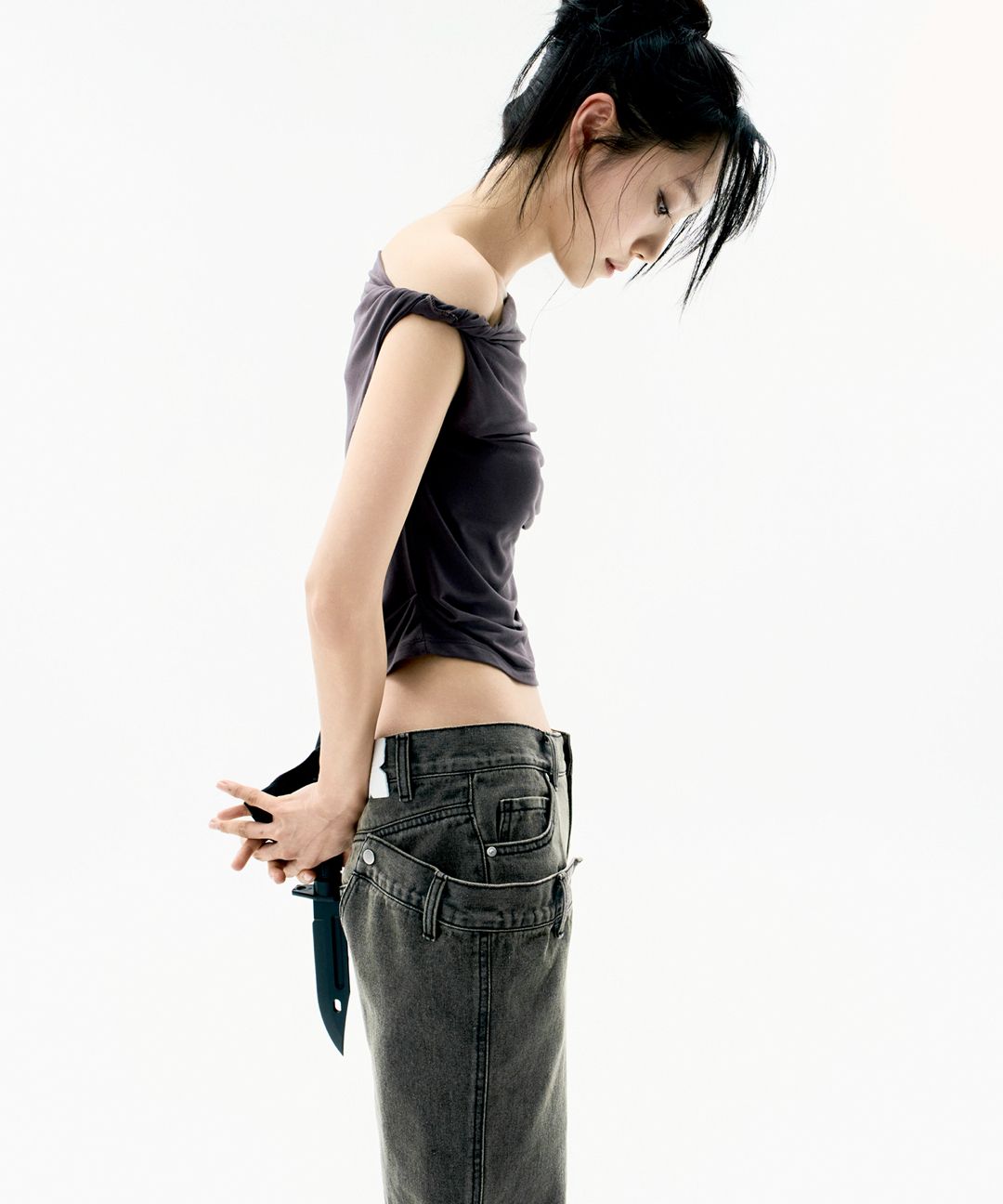 【OJOS】25SS★ Detachable Button Denim Pants MUSINSA | OJOS Detachable Button Denim Pants / Beige