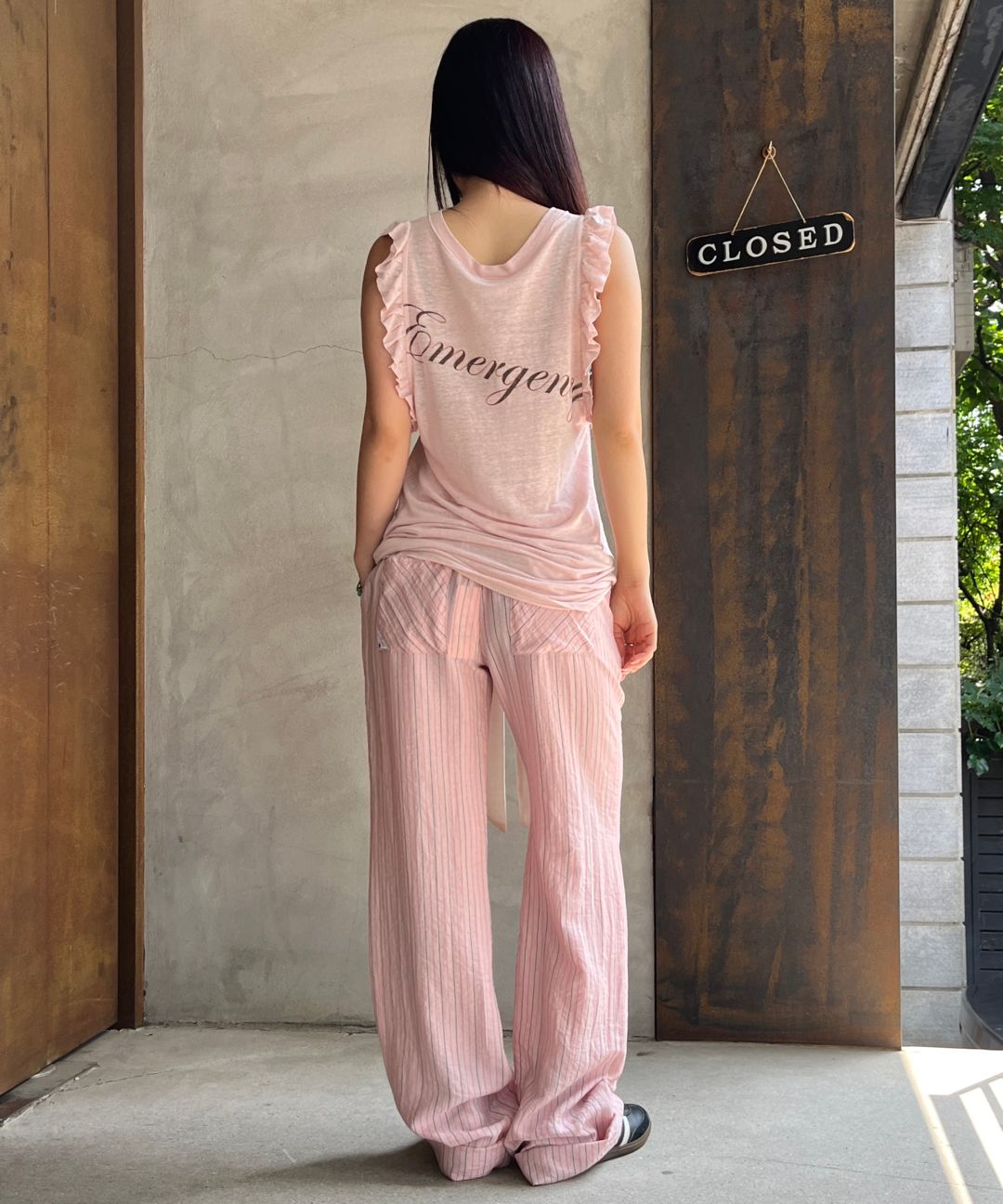 ★SCULPTOR★ Summer PJ Pants Blue SC25S424BL MUSINSA | SCULPTOR Summer PJ Pants Blue