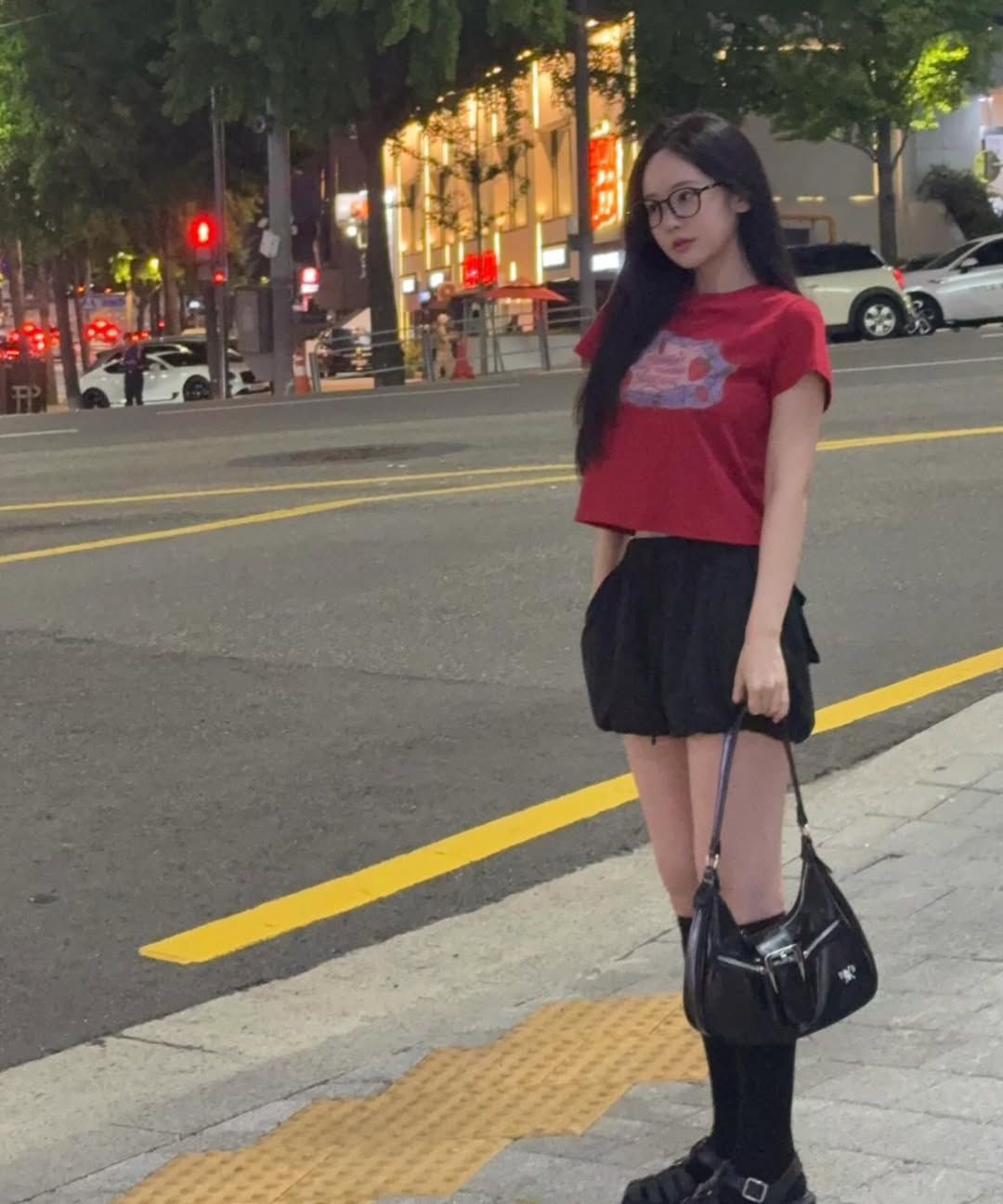 MUSINSA | BETTY BOOP Betty Boop Buckle Pocket Cross Shoulder