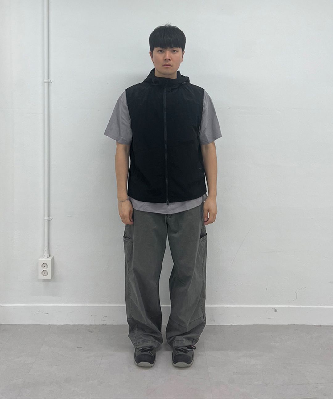 MUSINSA | MILLO ARCHIVE Scotter Typo T-Shirt [Black]