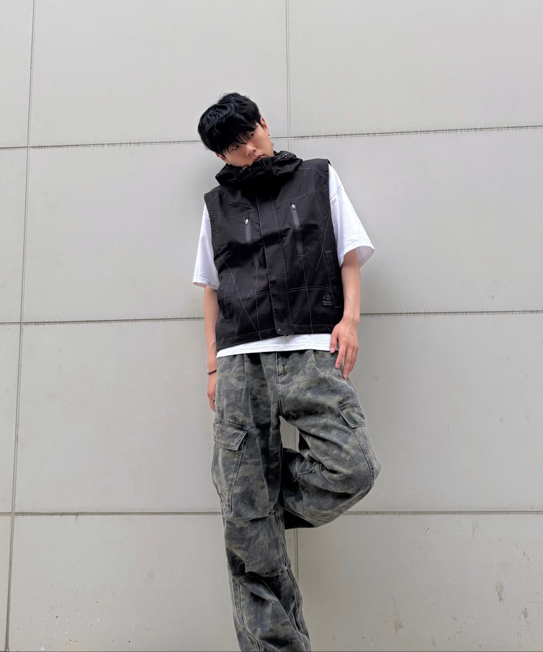 MUSINSA公式 | AVANDRESS Side Big Cargo Pants CAMO