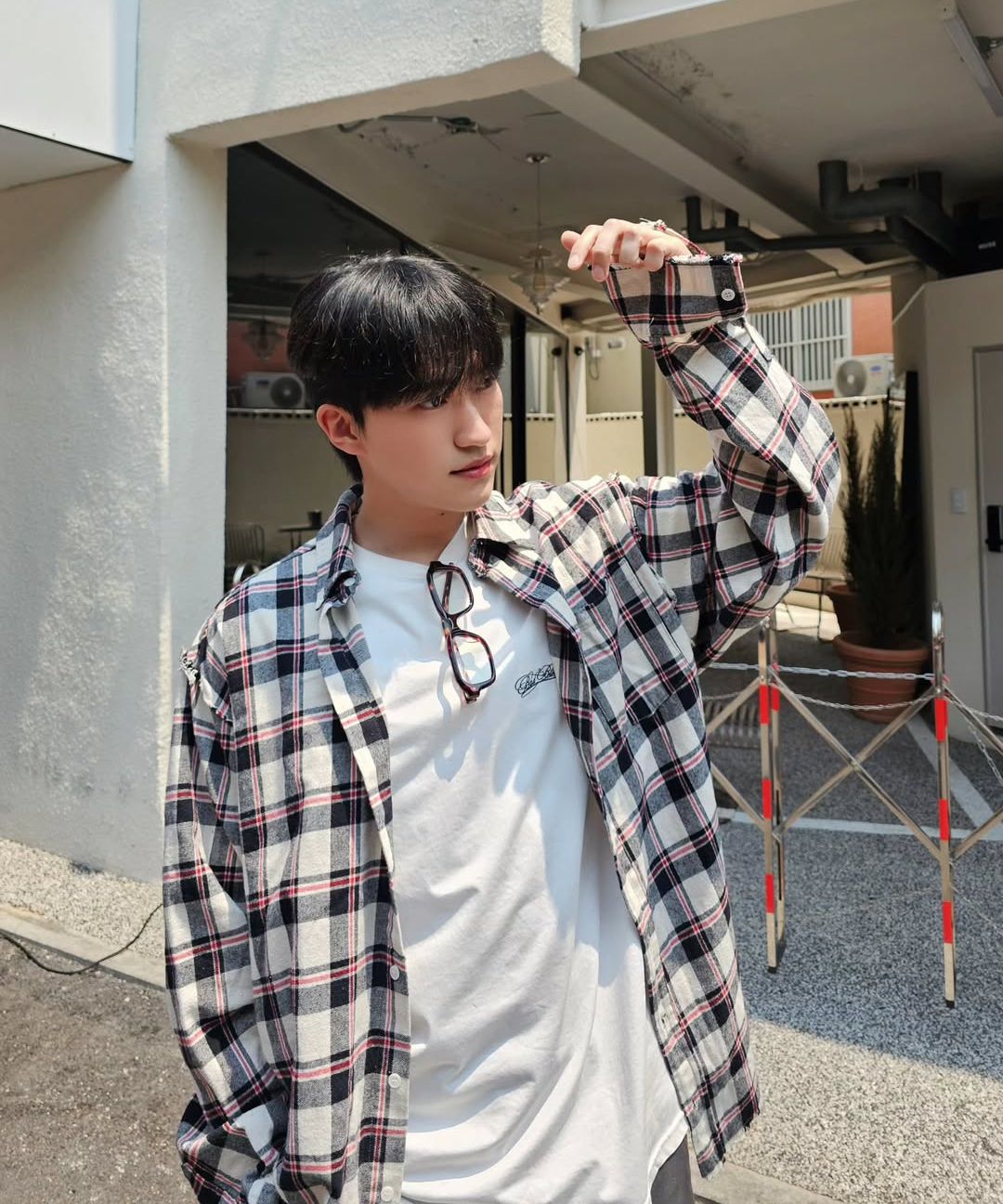 GRAILZ ■ DISTRESSED CHECK SHIRTS MUSINSA | GRAILZ DISTRESSED CHECK SHIRTS [MINT PINK]