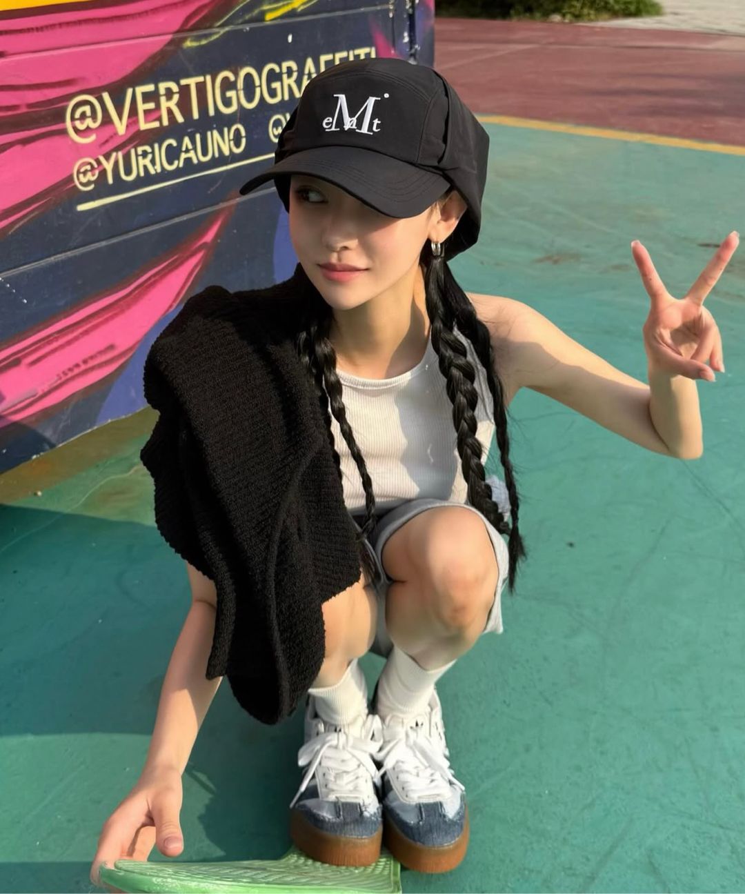 MUSINSA | MUCENT Signature Sun Guard Ball Cap