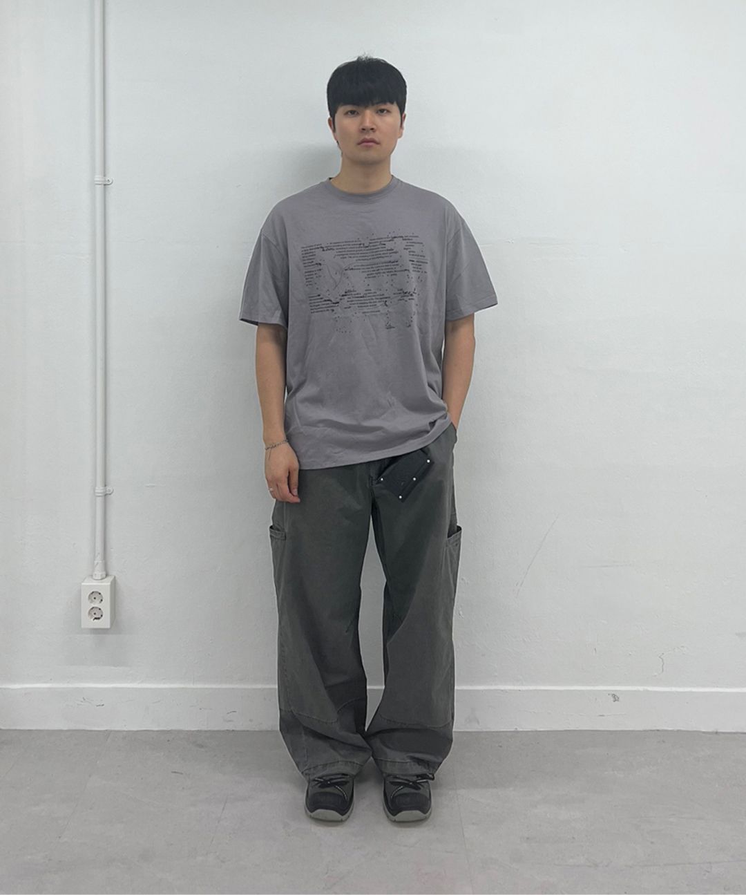 MILLO ARCHIVE ♥ Typography T-shirts/ 追跡付 MUSINSA | MILLO ARCHIVE Scotter Typo T-Shirt [Black]