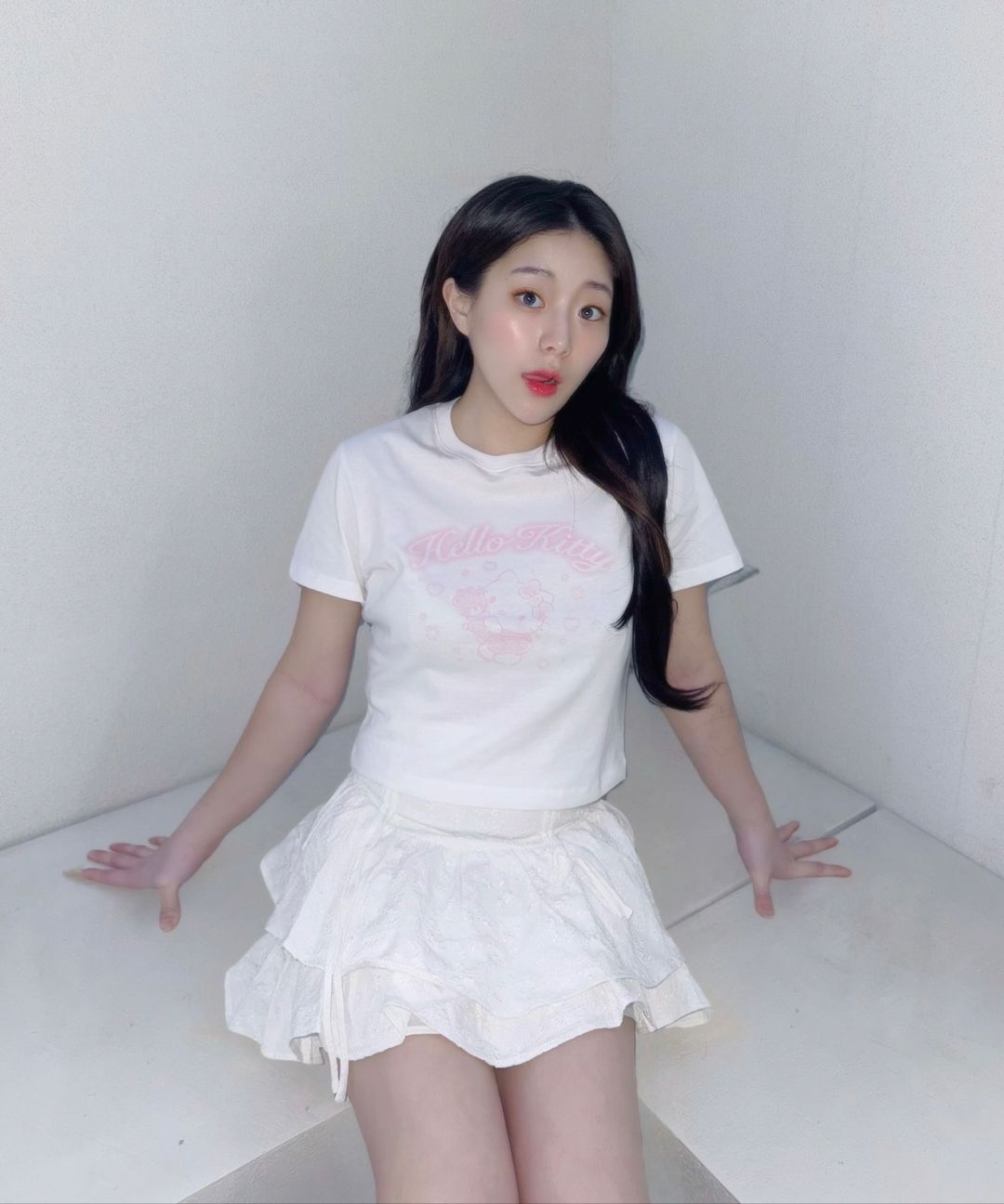 [RONRON] SMOCKED LACE CANCAN RUFFLE PANTSKIRT ★新作・25SS★ MUSINSA | RONRON SMOCKED LACE CANCAN RUFFLE PANTSKIRT BLACK