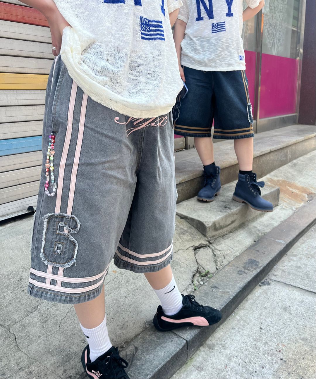 パンツ Denim half pants MUSINSA公式 | NYXX BASKETBALL DENIM HALF PANTS GRAY