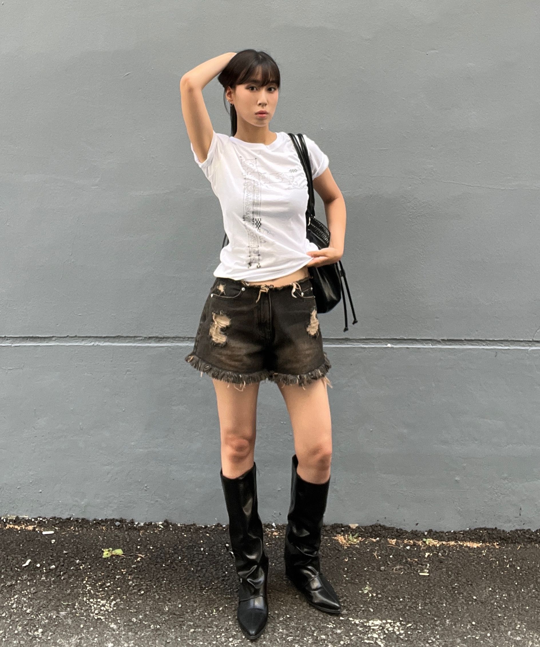 MUSINSA公式 | WELLBEING EXPRESS Hybrid Tattoo Tee White