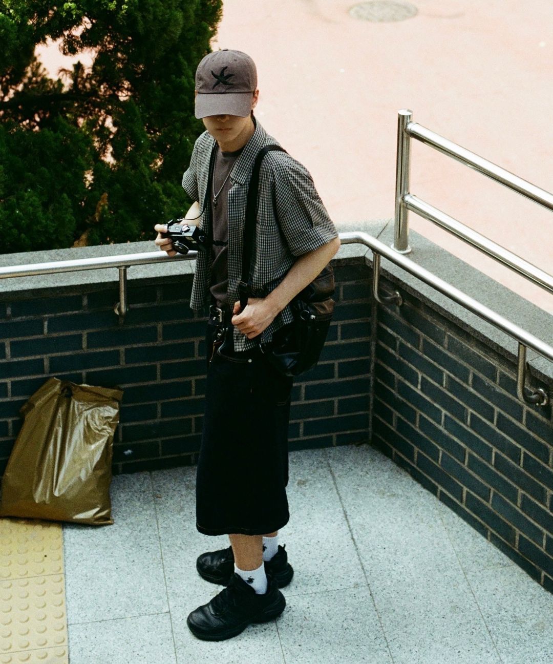 ◆THE COLDEST MOMENT◆ TCM starfish 3 panel cap charcoal 240 MUSINSA | THE COLDEST MOMENT TCM starfish nylon 3 panel cap