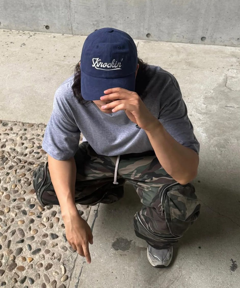 MUSINSA | OGARP KNOCKIN LOGO BB CAP WHITE