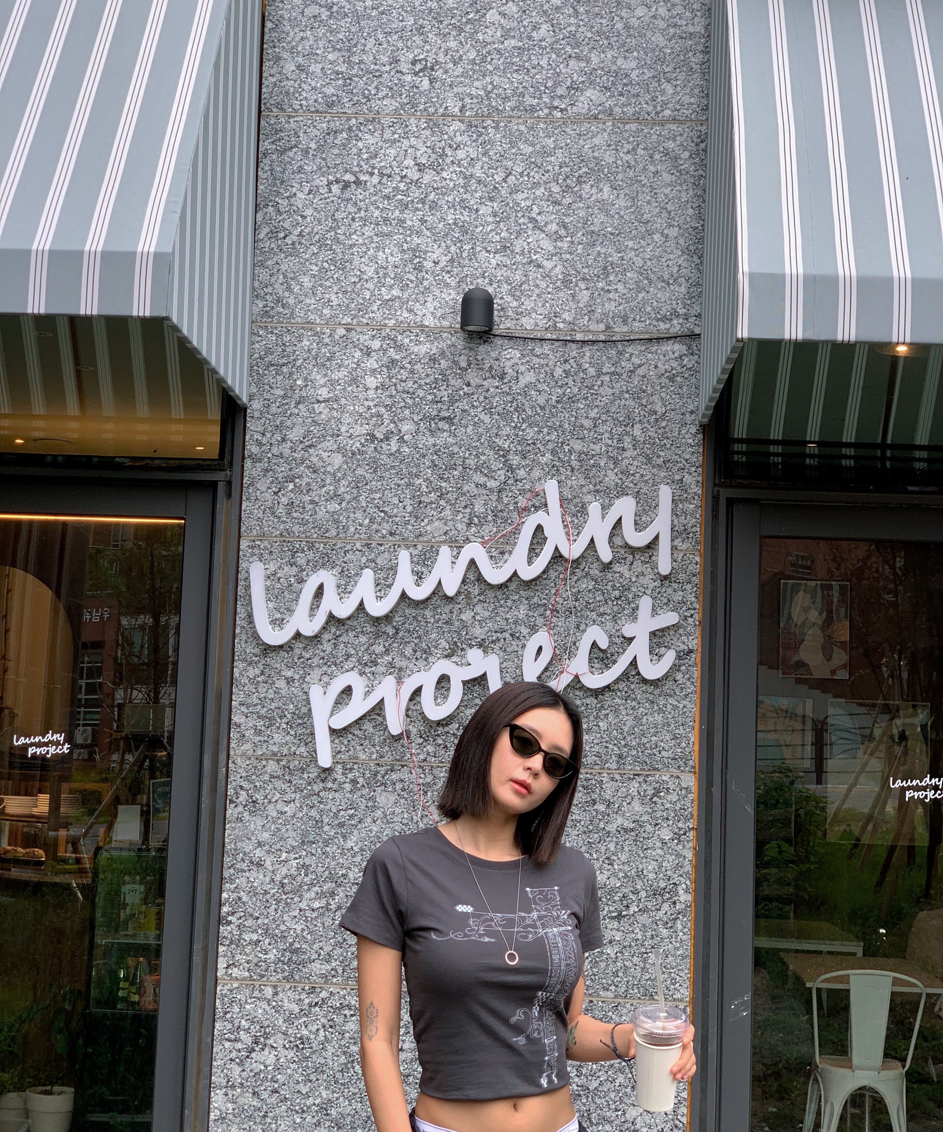 MUSINSA公式 | WELLBEING EXPRESS Hybrid Tattoo Tee White