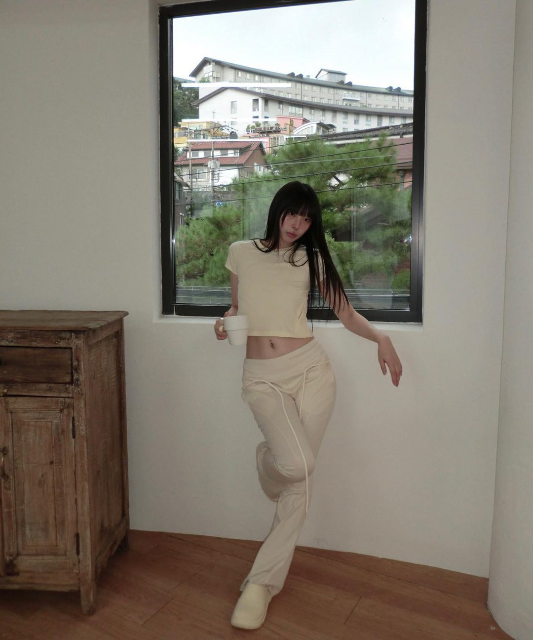 MUSINSA | OJOS i:e Fluid Bootcut Pant 01 / Stone Blue