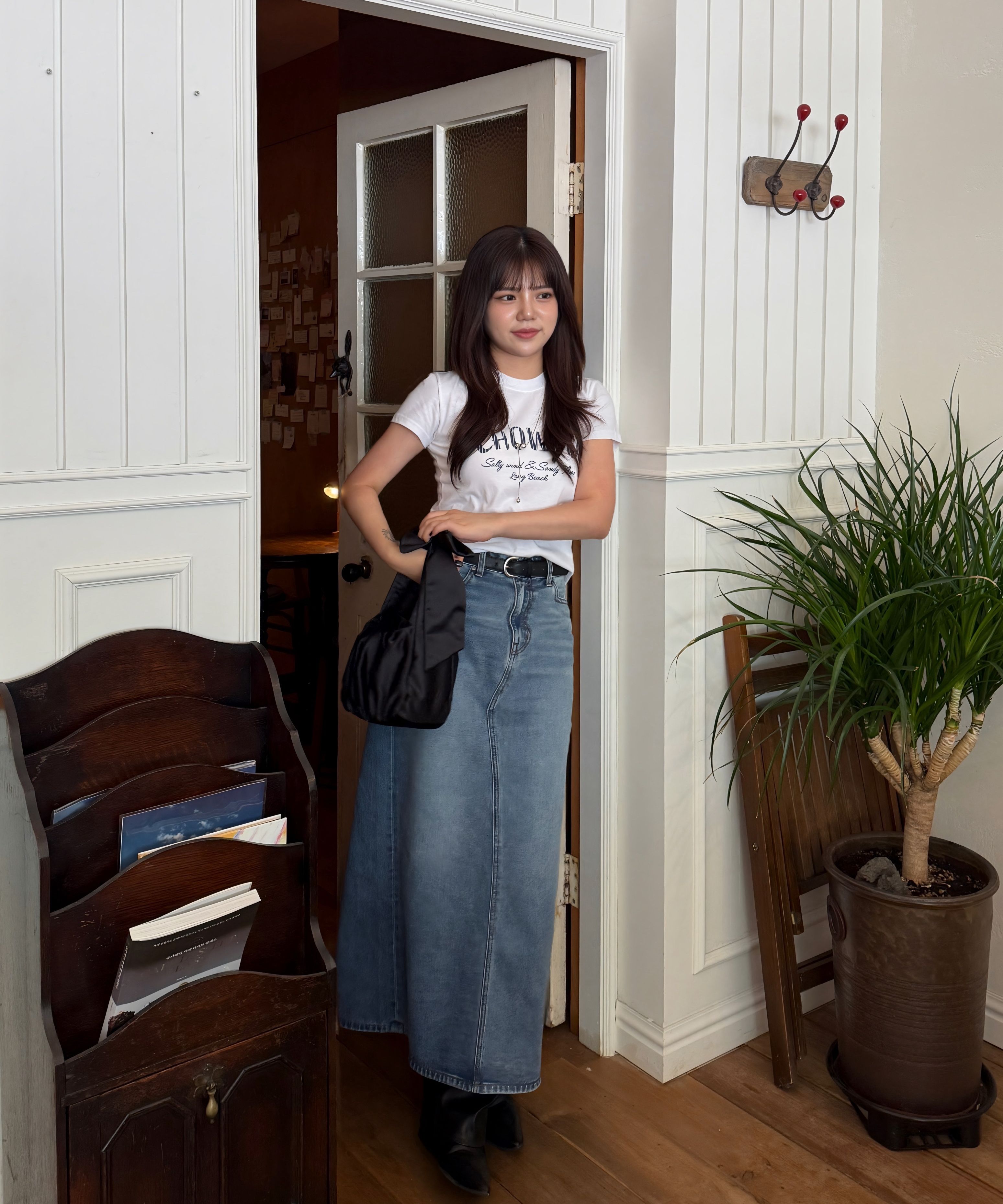 MUSINSA | MUSINSA STANDARD WOMAN Women's Denim Maxi Skirt