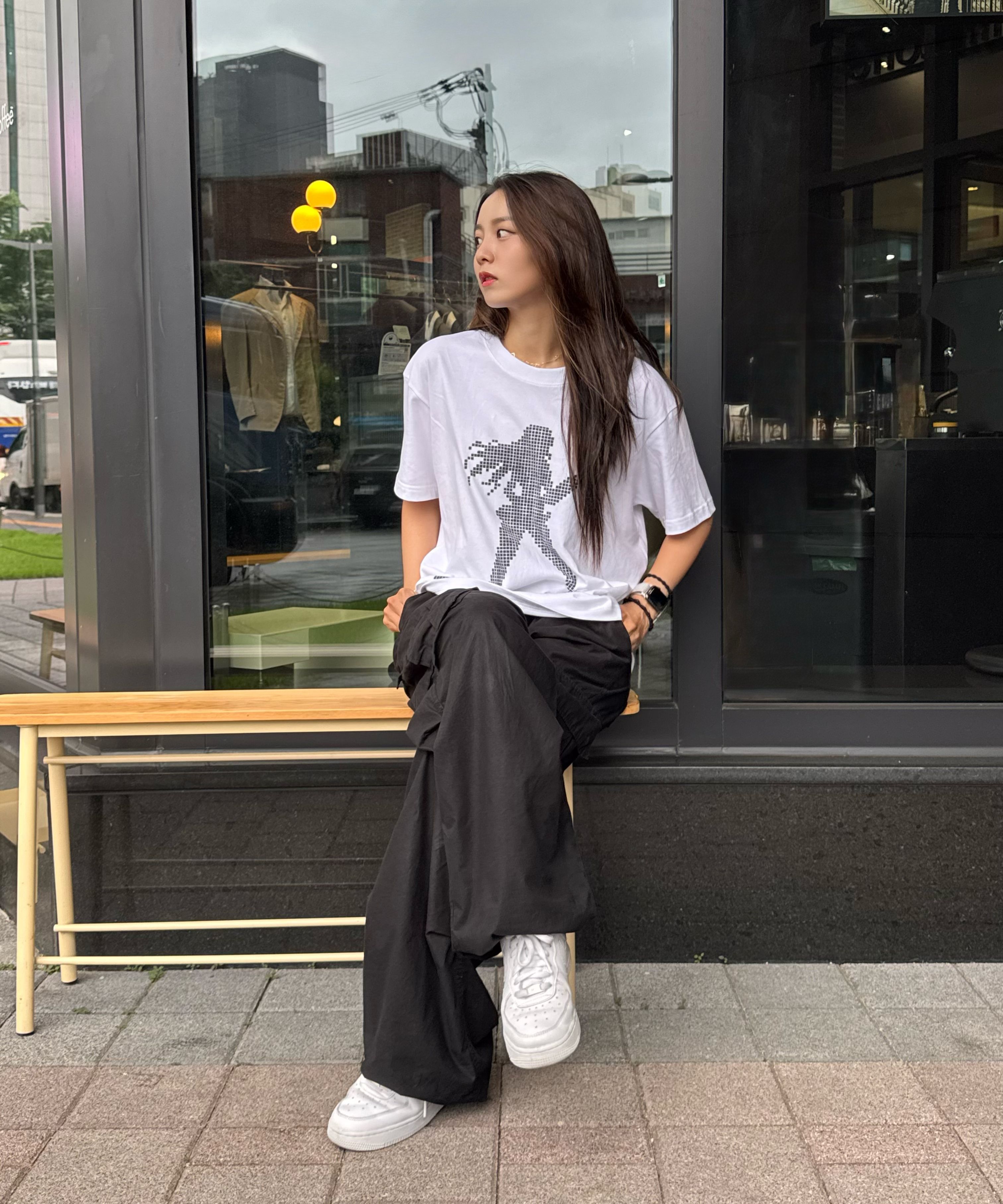 MUSINSA | ASIF CALIE PARACHUTE CARGO PANTS BLACK