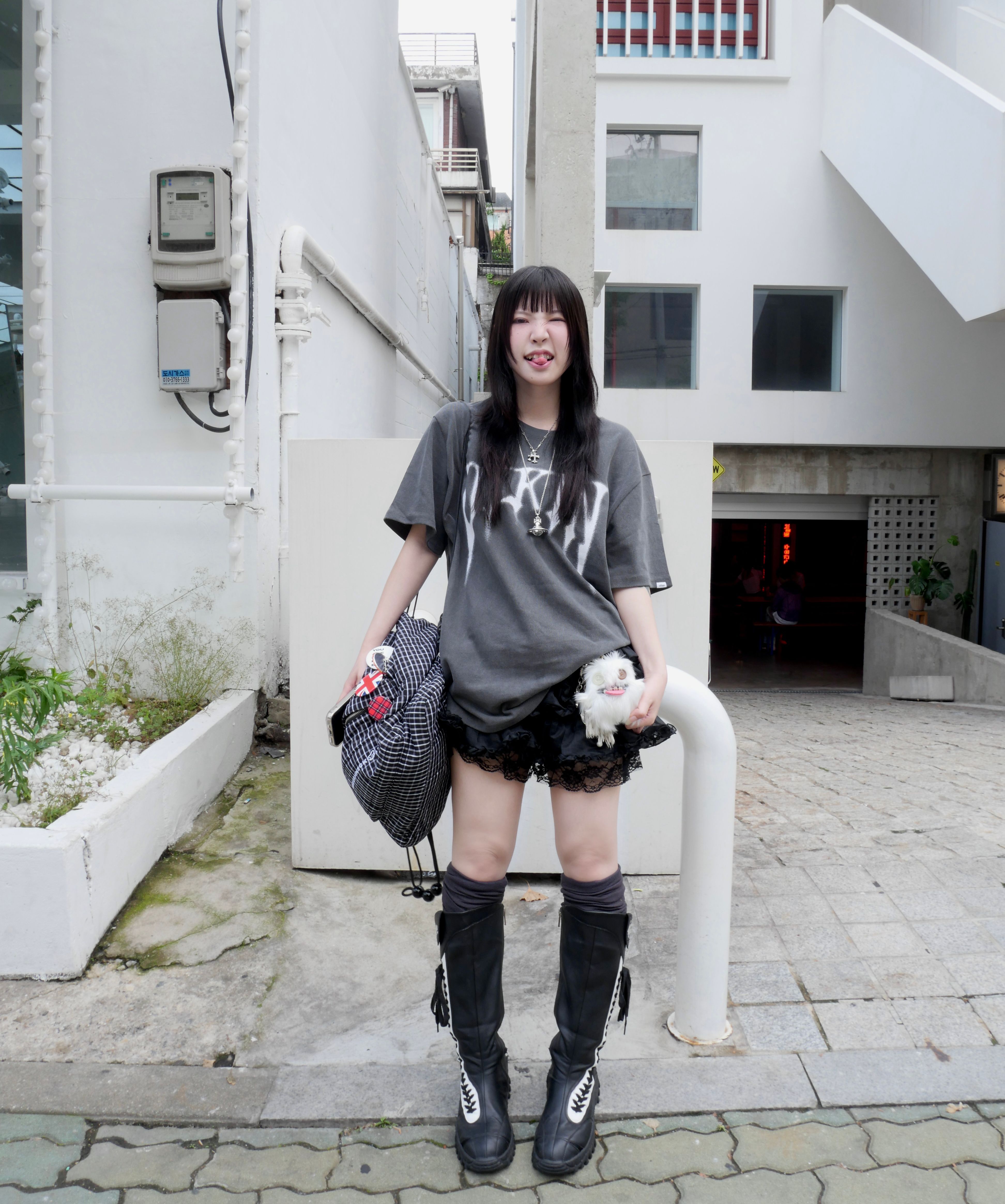 MUSINSA | ROUGHNECK tutu pants skirt cream