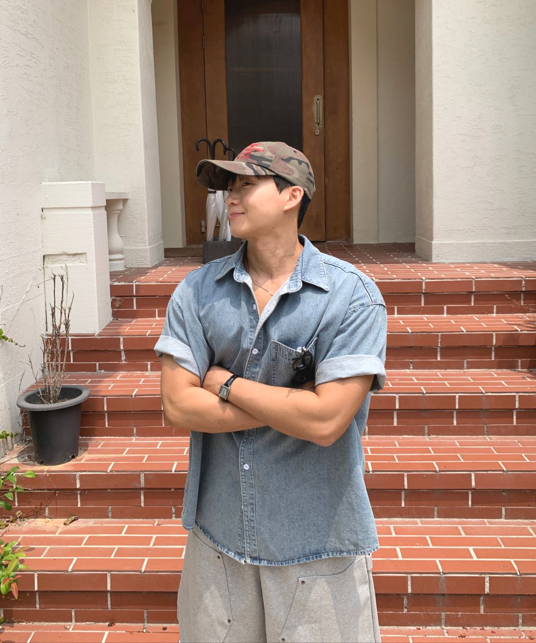 MUSINSA公式 | BAUF B Vintage Washing Ball Cap [Washed Charcoal]