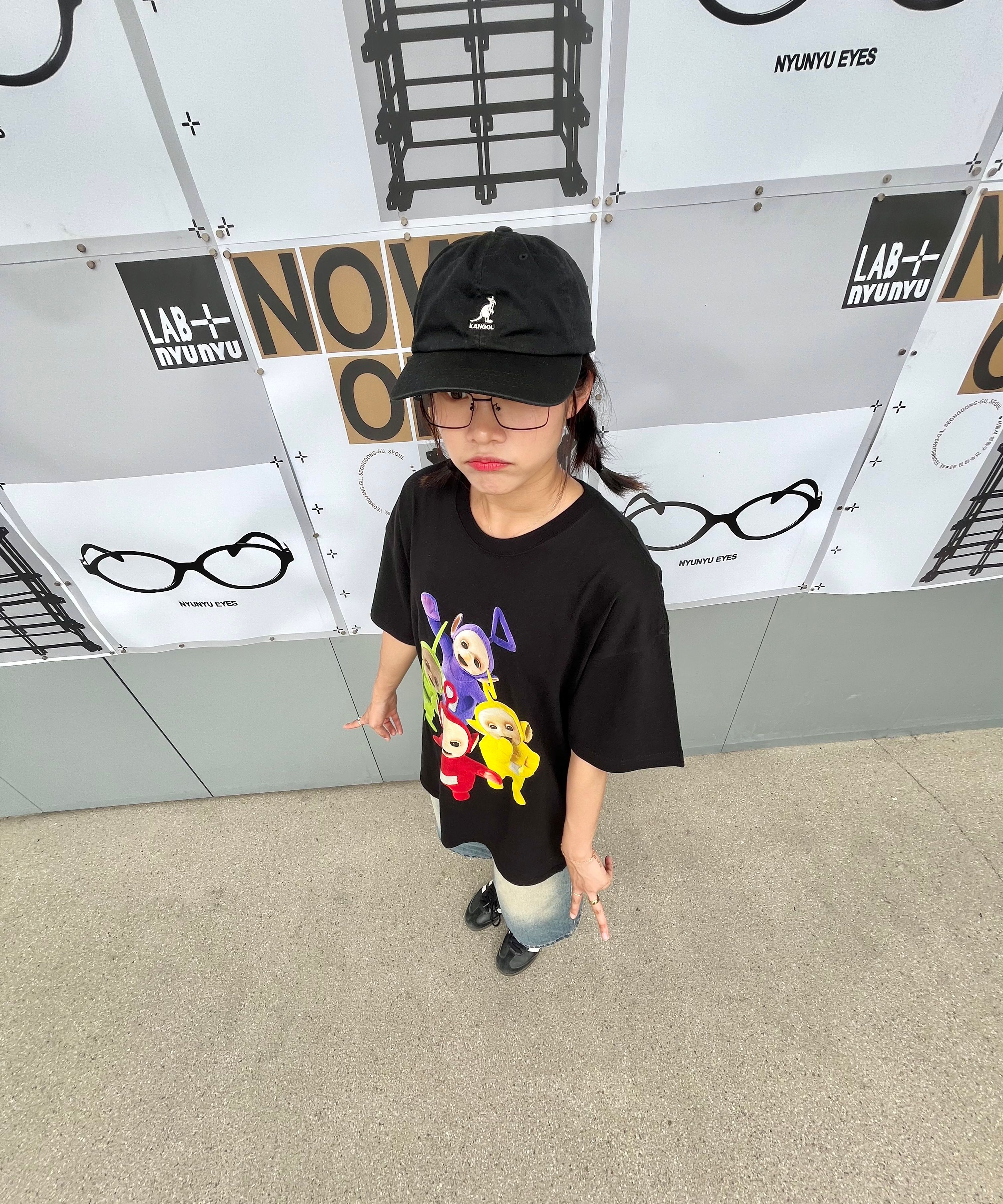 MUSINSA公式 | LAUGHER [Teletubbies] Classic T-Shirt - Black
