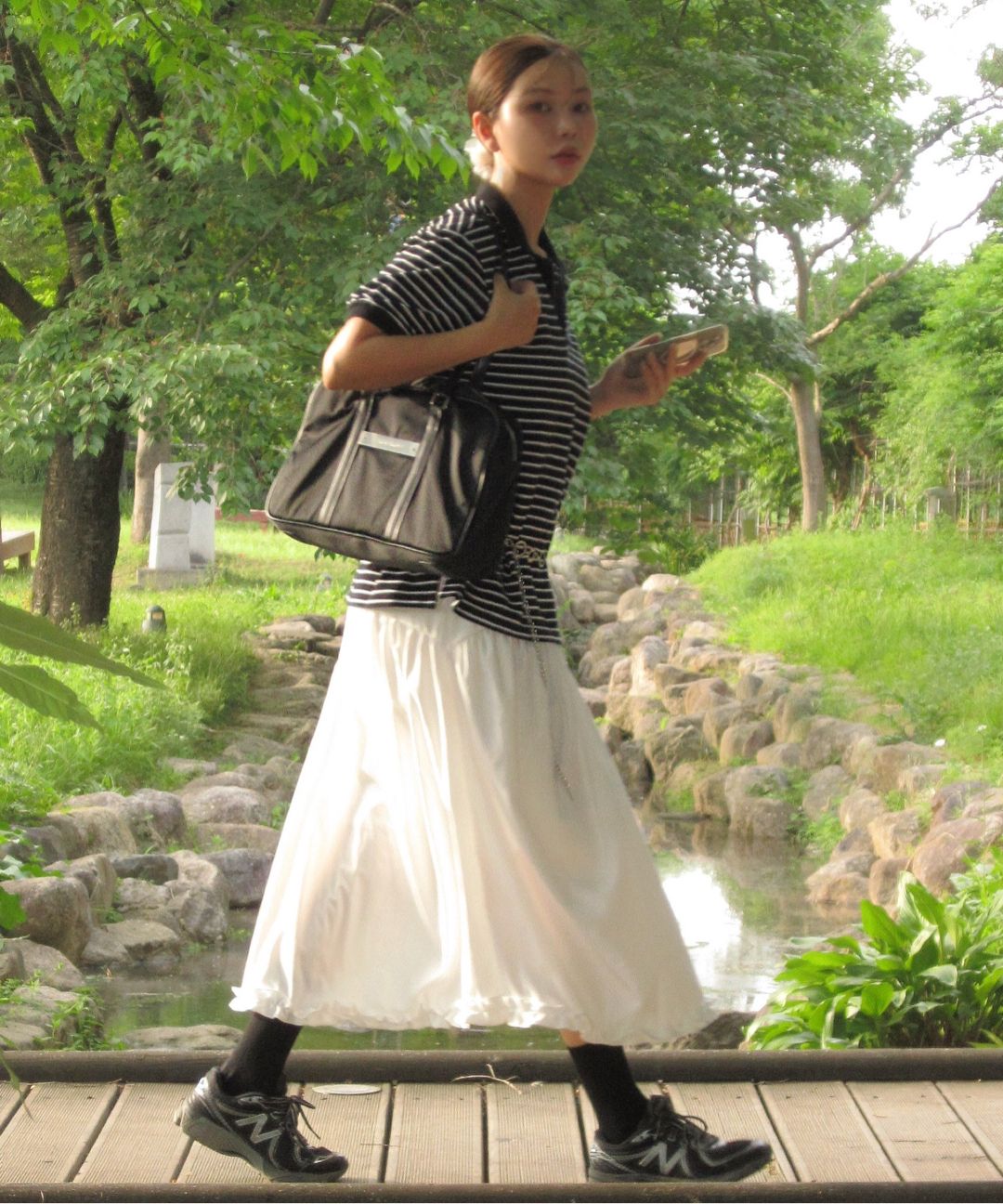 [NICK&NICOLE] ★大人気★CRYSTAL NYLON BOSTON BAG★関税無 MUSINSA | NICK&NICOLE CRYSTAL NYLON COMBI BOSTON BAG_BLACK