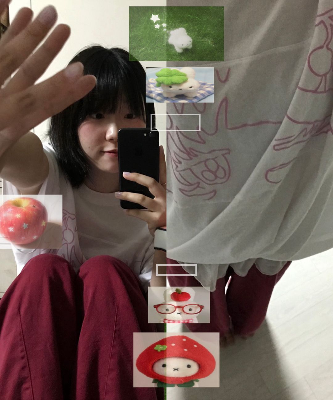 ★KIRSH★ Kirsh X Sun One Bird Big Oversized Eye T-Shirt Whi MUSINSA公式 | KIRSH Kirsh x Sun One Bird Big Oversized Eye T
