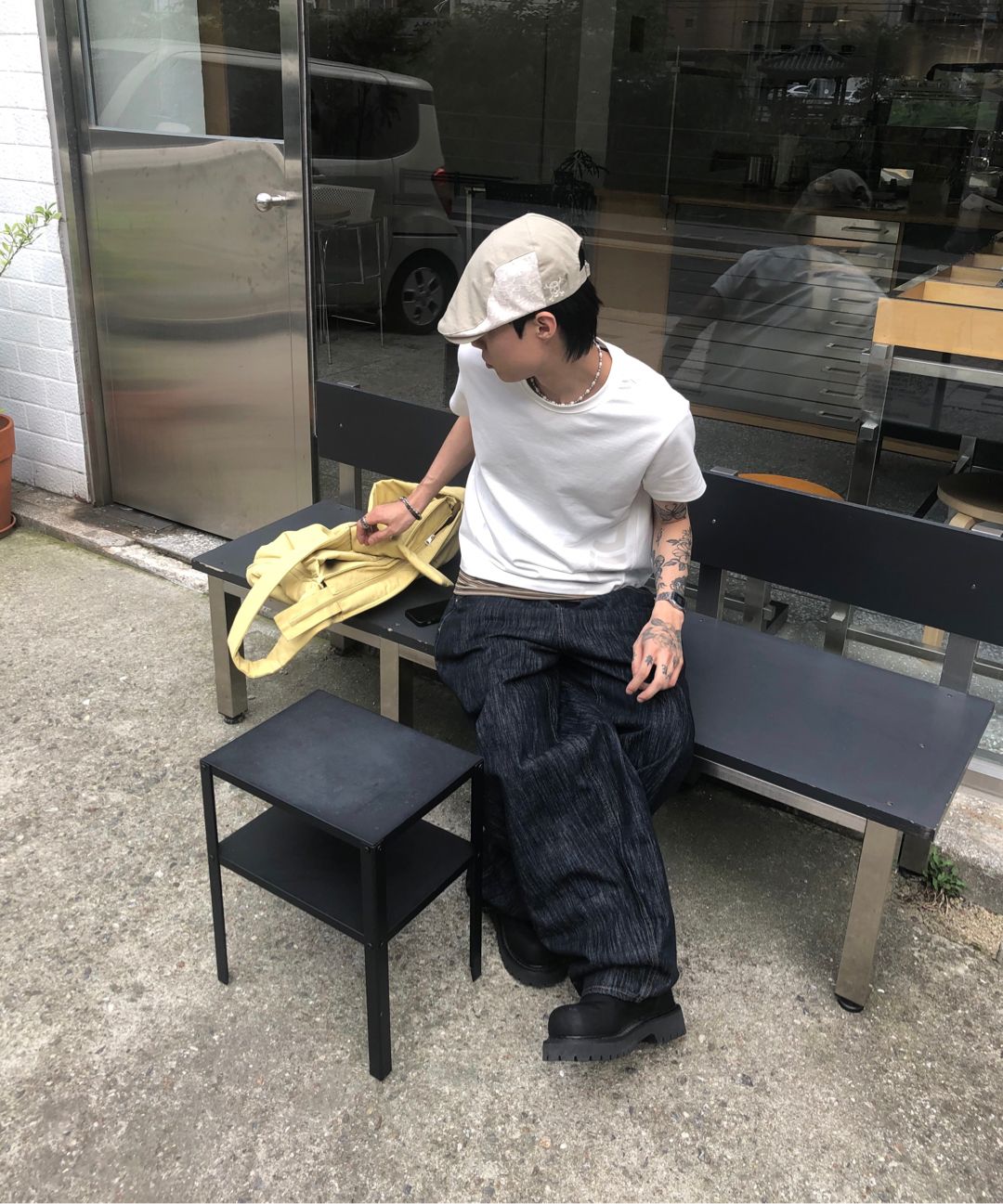 MUSINSA公式 | NICE GHOST CLUB LACE SKULL HUNTING CAP_BLACK